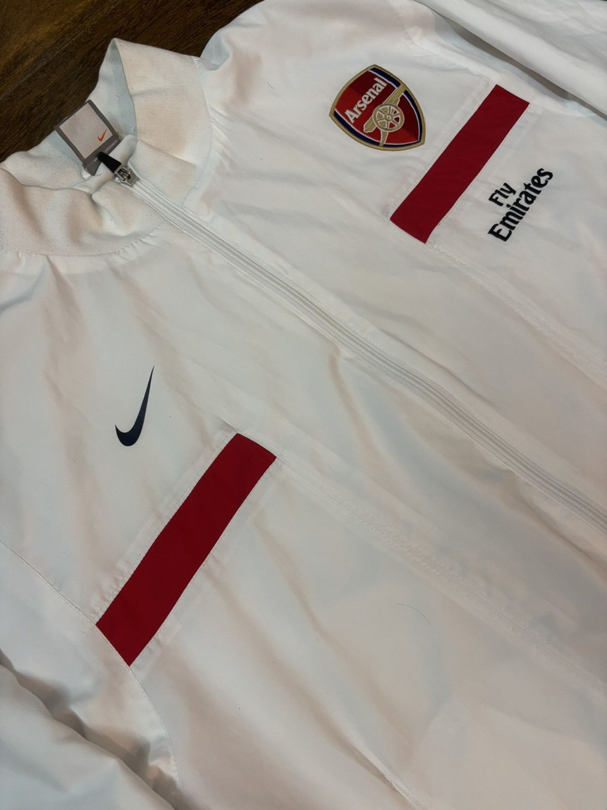 Nike Arsenal Training Jacket Vintage Original Nike Size US L / EU 52-54 / 3 - 3 Thumbnail