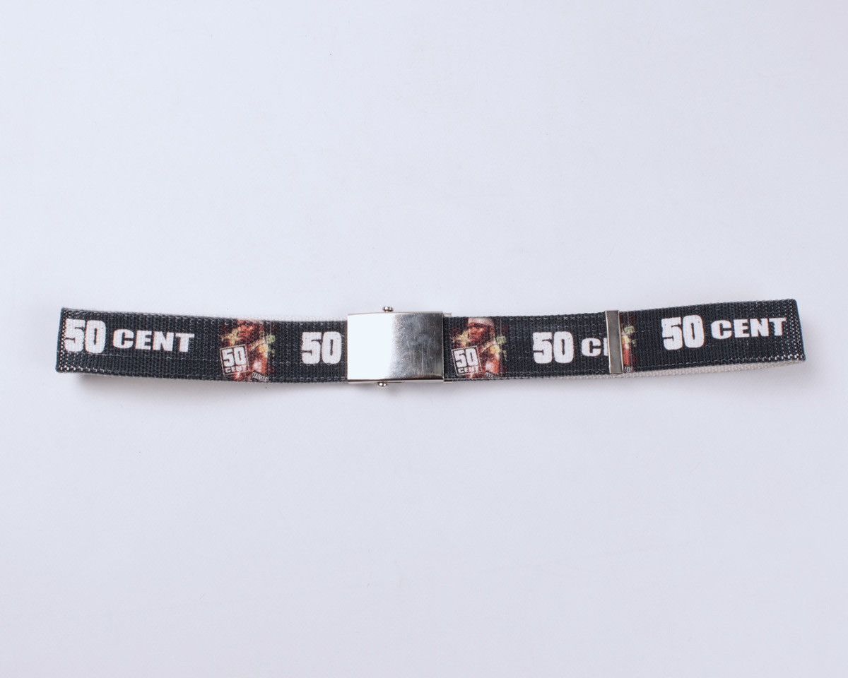 50 Cent × Vintage Vintage 50 CENT Rapper Printed Belt G-UNIT Size ONE SIZE - 4 Thumbnail