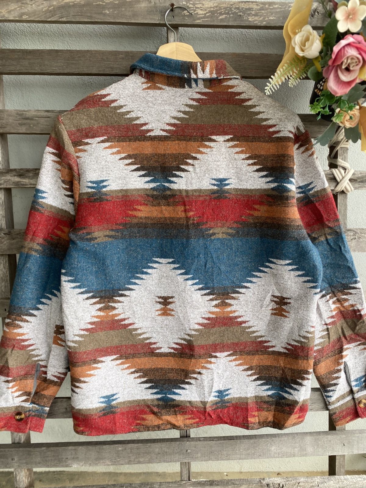 Japanese Brand Vintage Y2K Navajo Aztec Wool Jacket Size US M / EU 48-50 / 2 - 5 Thumbnail