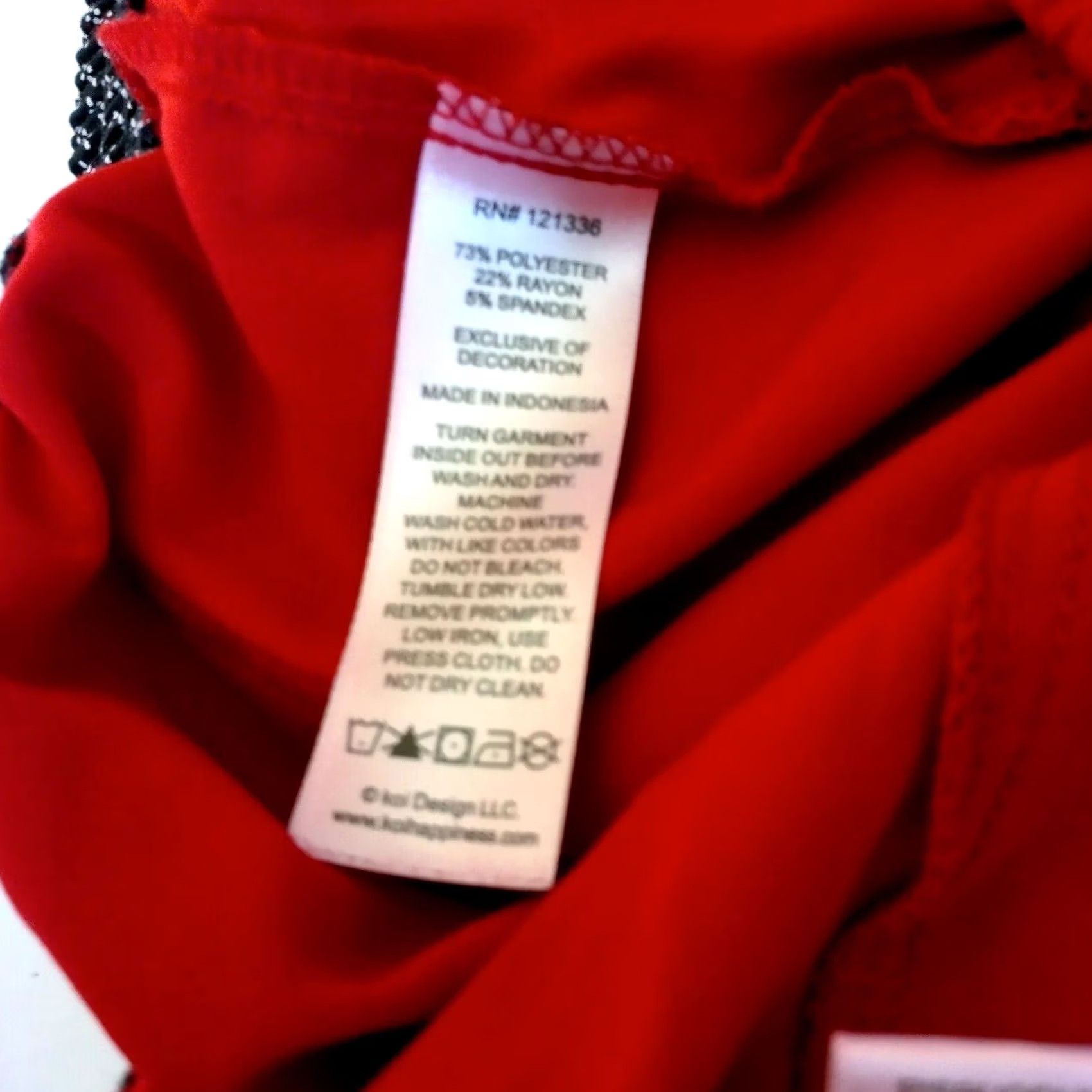 Koio Koi Scrub Pants Women S Regular Red Jogger Workwear 740R Stretch Size 28" / US 6 / IT 42 - 4 Thumbnail