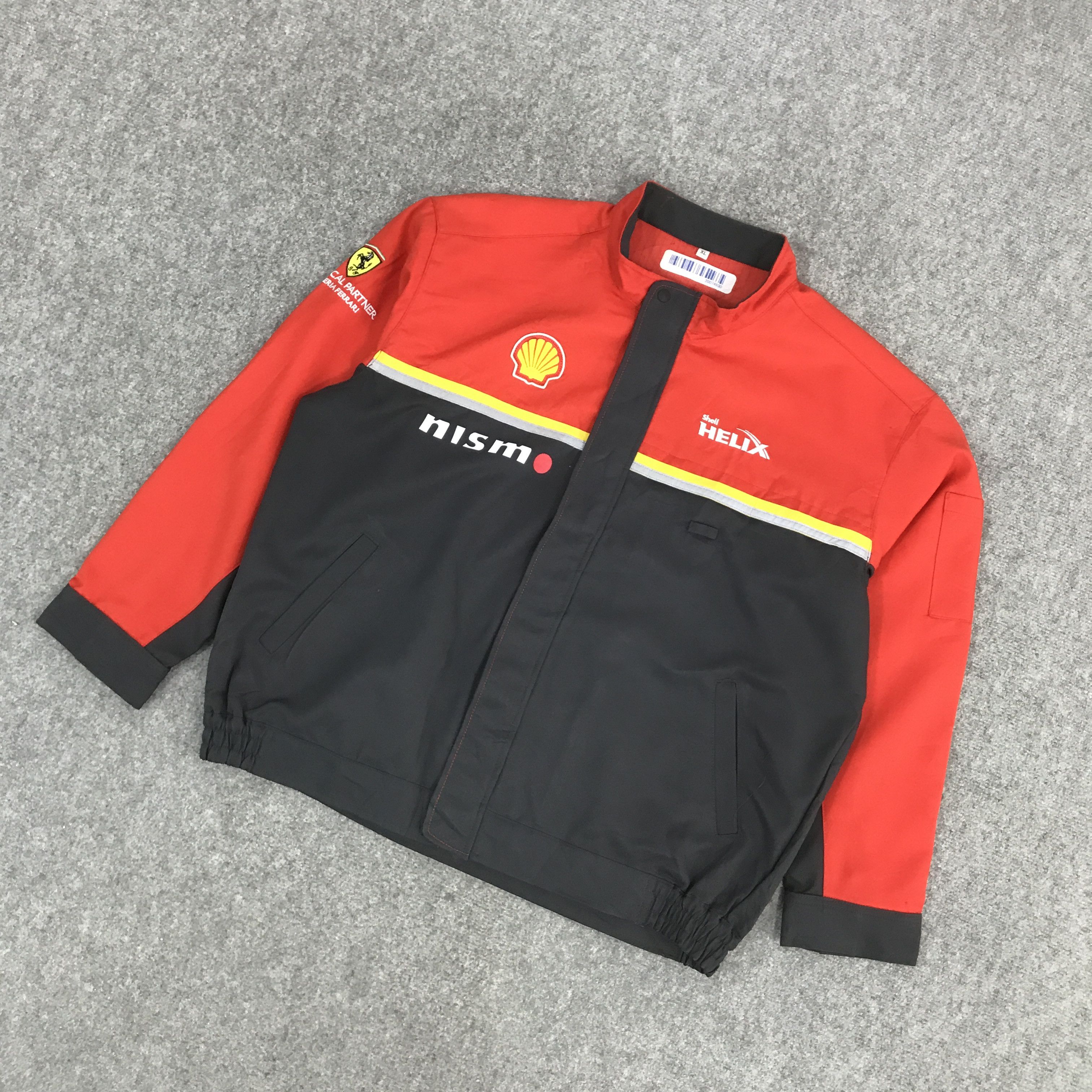 Japanese Brand SHELL HELIX X NISMO NISSAN RACING TEAM JACKET Size US XL / EU 56 / 4 - 5 Thumbnail