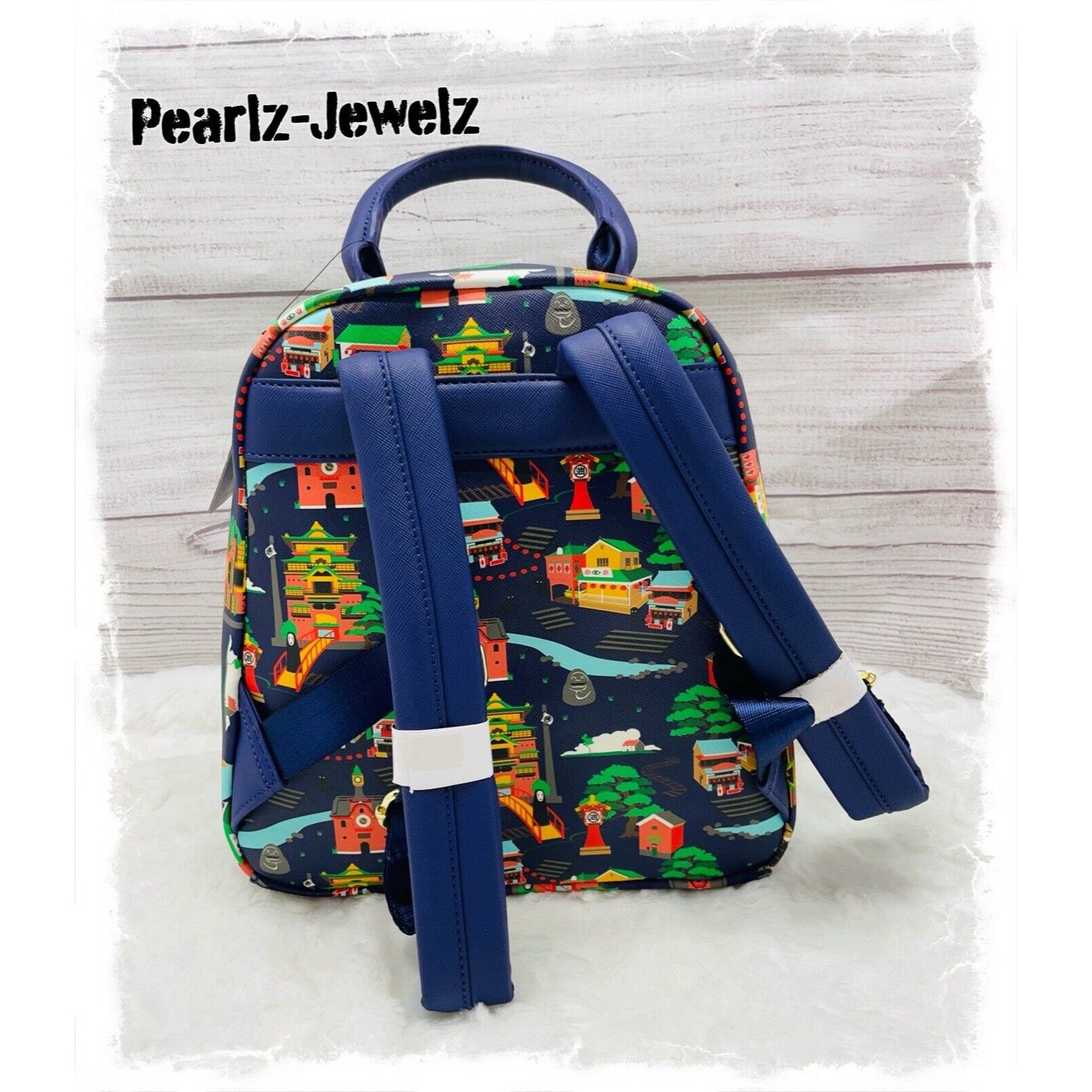 Disney Loungefly Studio Ghibli Spirited Away Landmarks Mini Backpac Size ONE SIZE - 3 Thumbnail