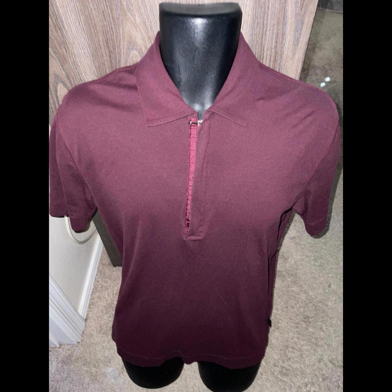 Designer Mens Used Boss Polo Zipper Size US S / EU 44-46 / 1 - 1 Thumbnail