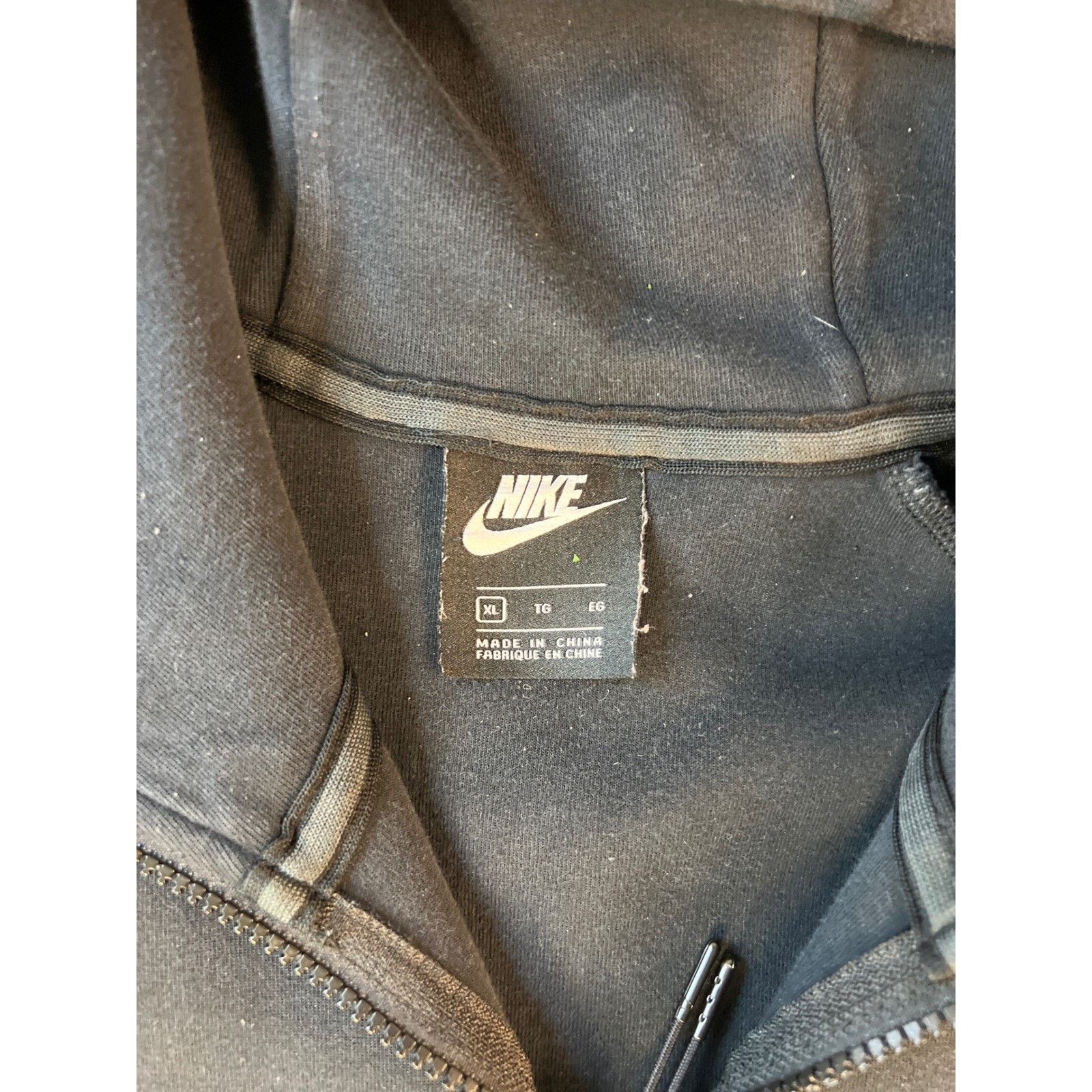Nike Nike Tech Fleece Full Zip Hoodie Mens XL Black 28483-010 Size US XL / EU 56 / 4 - 3 Thumbnail