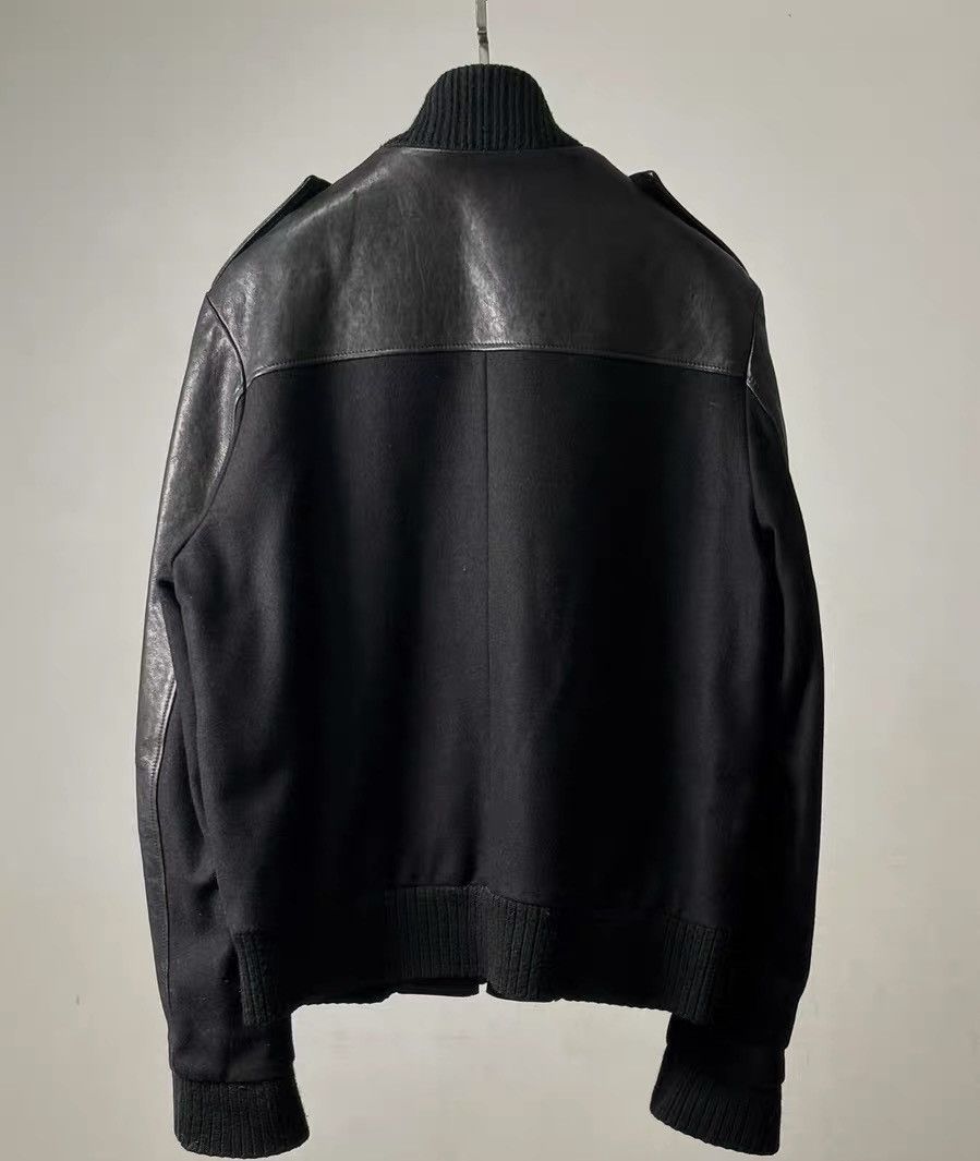 Maison Margiela Maison Martin Margiela Vintage Wool Leather Jacket Size US M / EU 48-50 / 2 - 4 Thumbnail