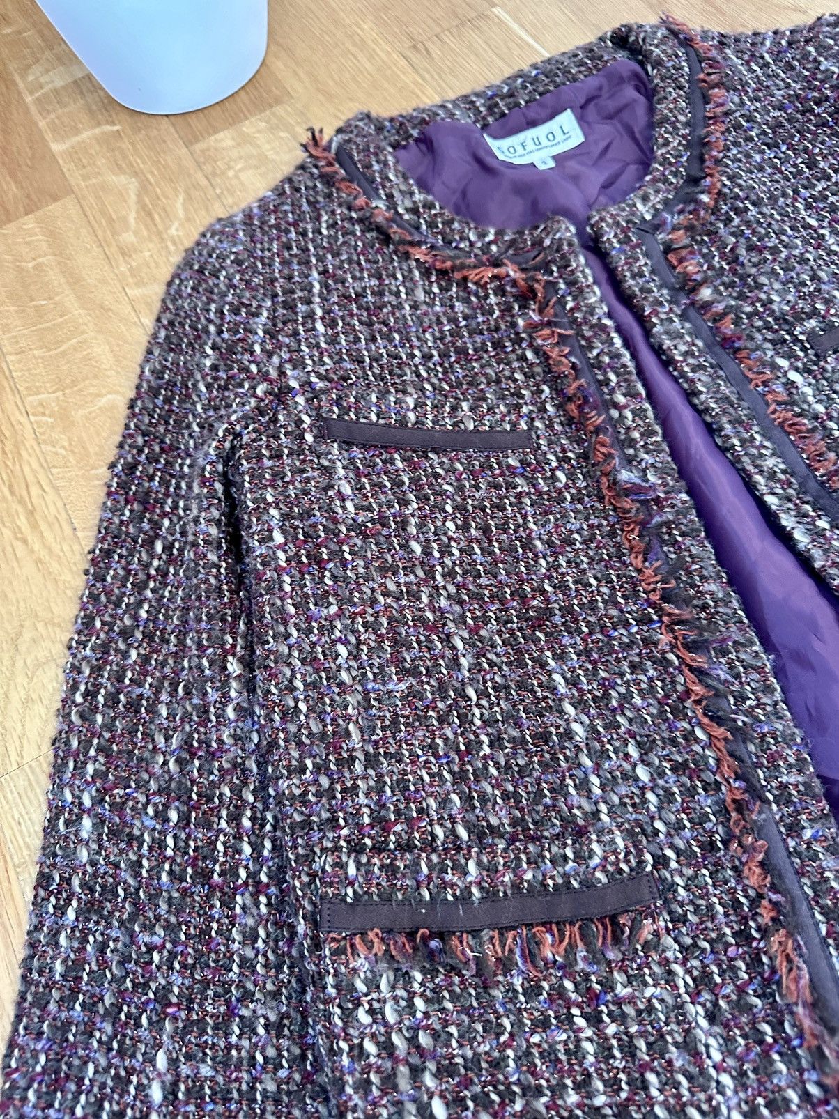 Japanese Brand Vintage Sofuol Blazer Made in Japan Size M / US 6-8 / IT 42-44 - 8 Thumbnail