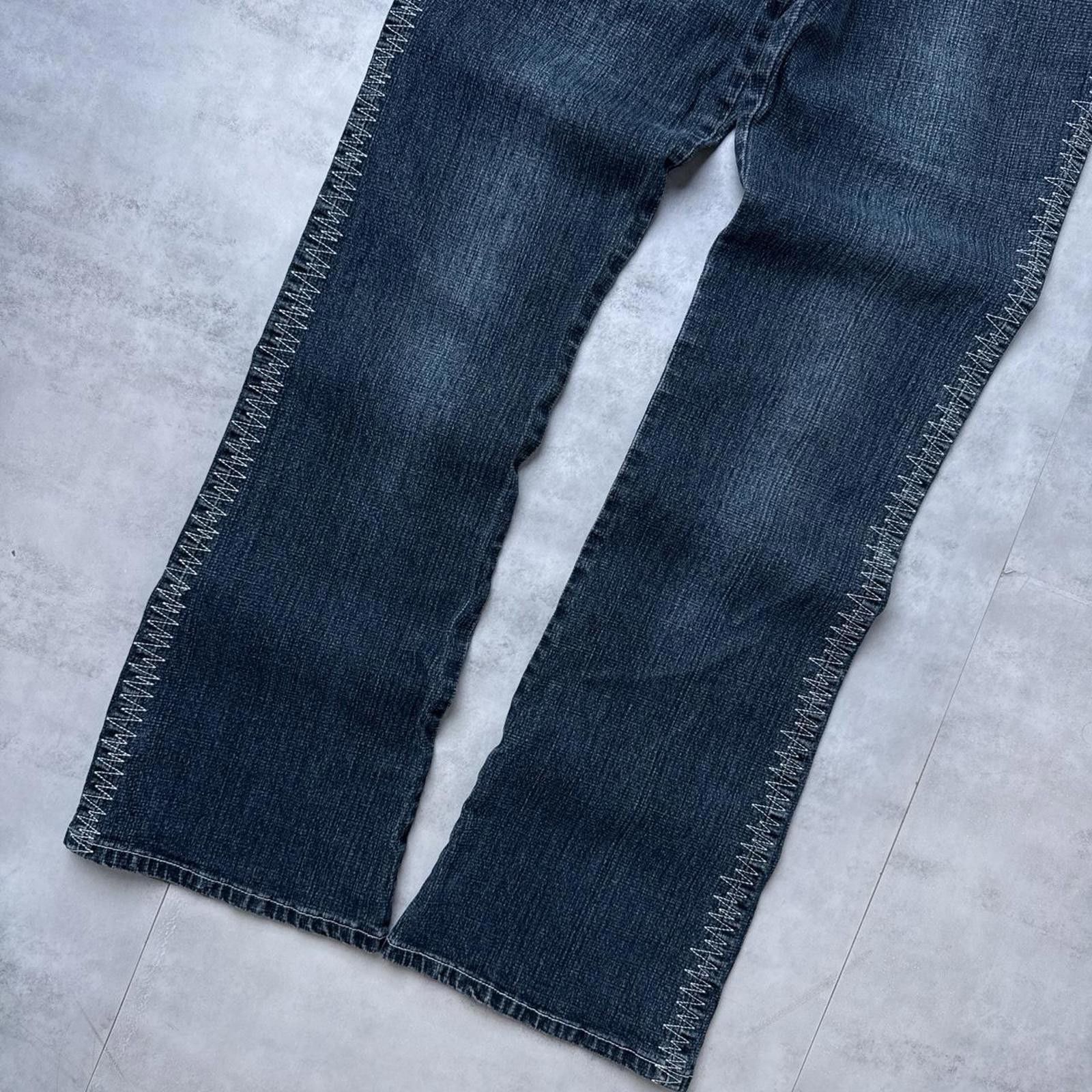 Other Y2K Apollo 00s embroidered denim jeans Size 32" / US 10 / IT 46 - 7 Thumbnail