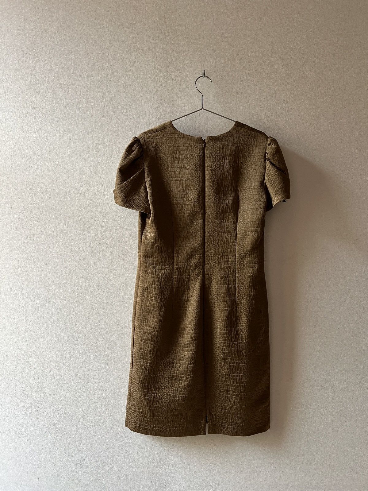 Cavalli Class Vintage Class Cavalli Python Gold Midi Dress Size L / US 10 / IT 46 - 6 Thumbnail