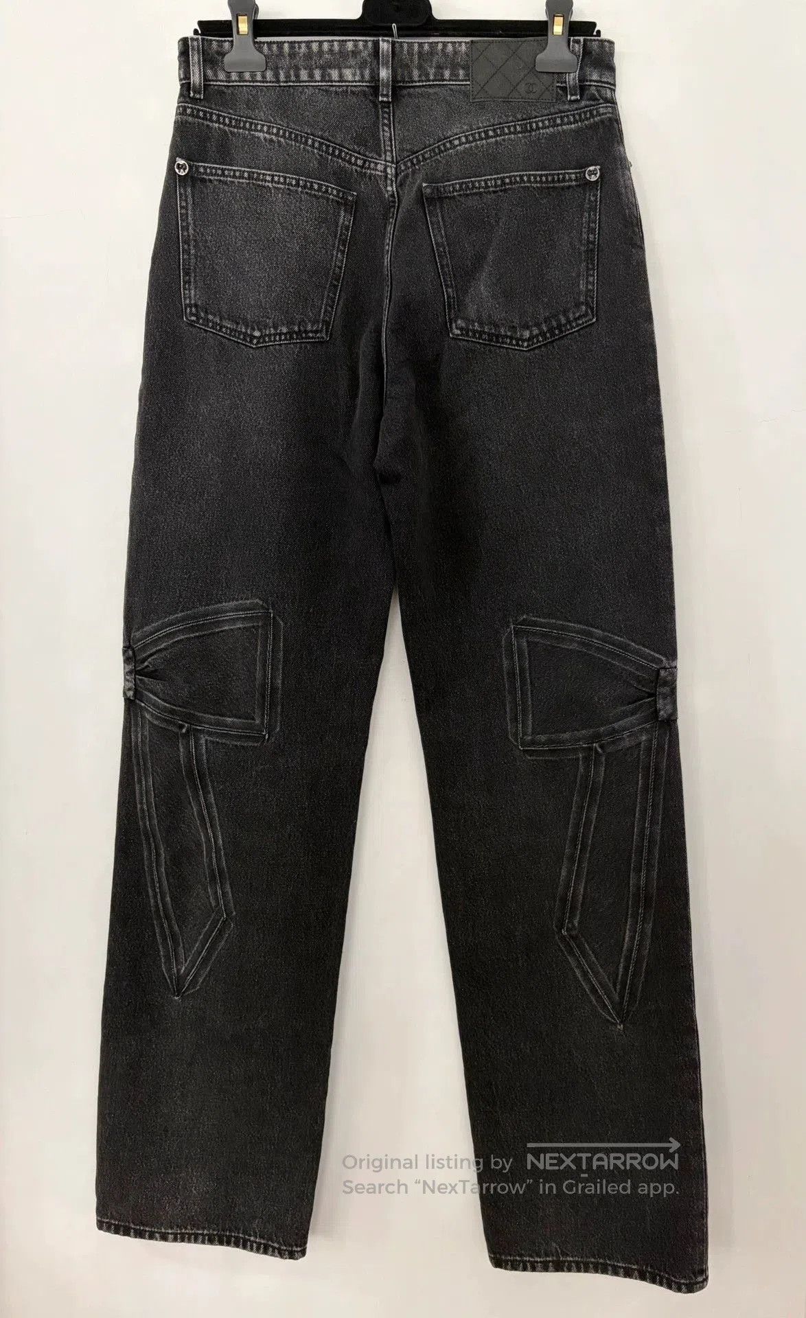 Chanel Chanel Black Bow Denim Jeans Size 38. Size US 38 / EU 54 - 2 Thumbnail