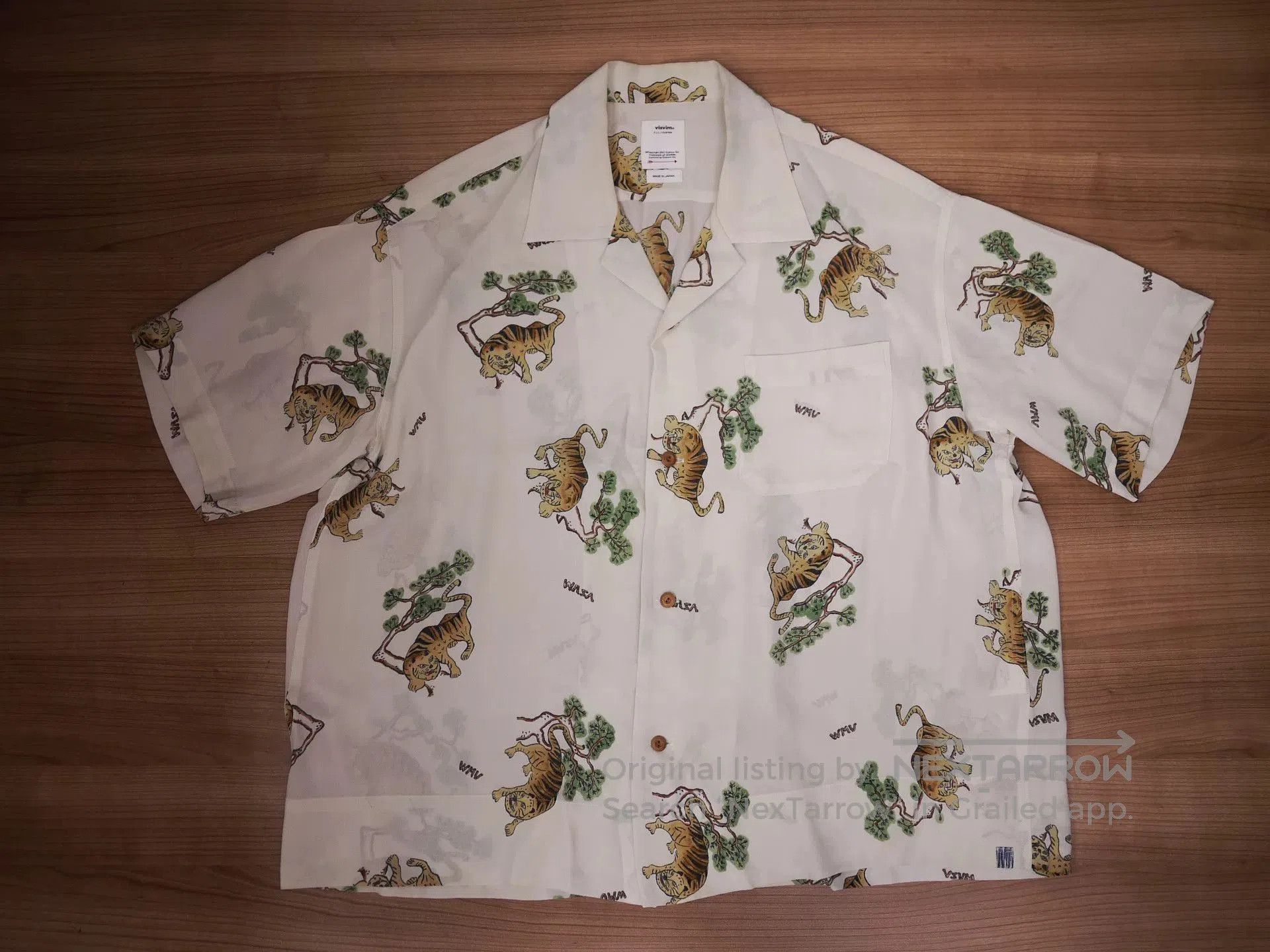 Visvim visvim copa silk shirt in white. Size US S / EU 44-46 / 1 - 1 Thumbnail