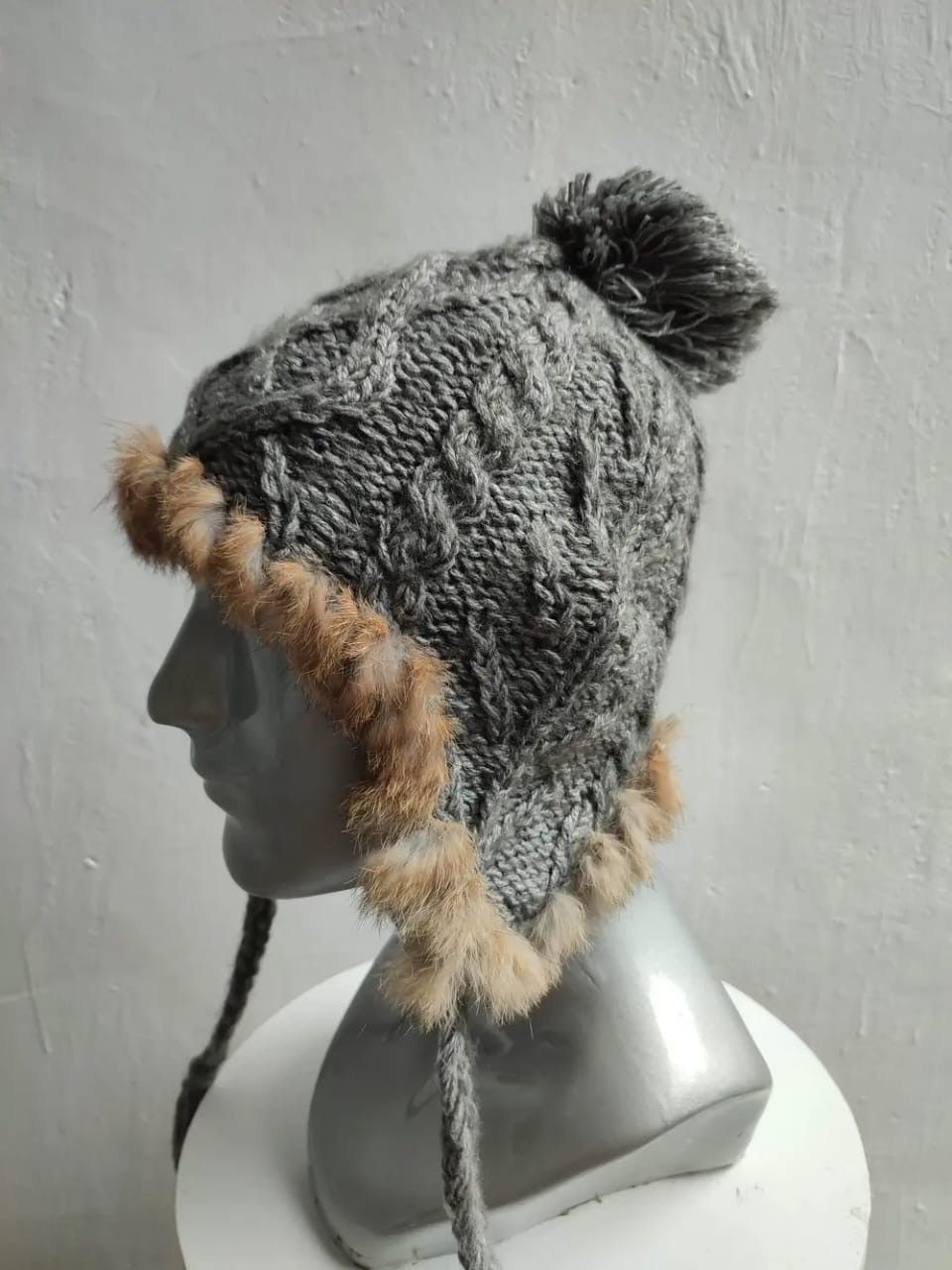 Other Hush Hush Japanese Trapper Hats Mix Fur design Size ONE SIZE - 3 Thumbnail