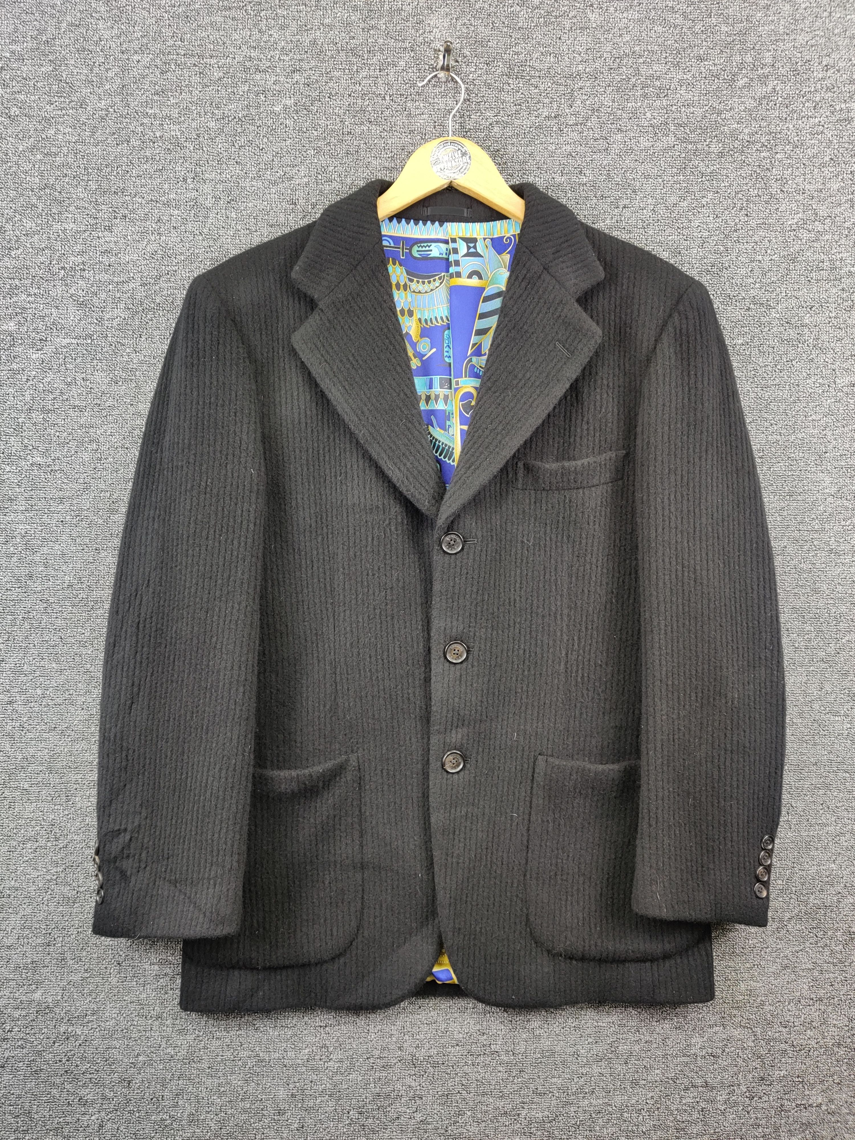Japanese Brand Vintage Leonard Paris Homme Abstract Blazer Jacket Size US M / EU 48-50 / 2 - 1 Thumbnail