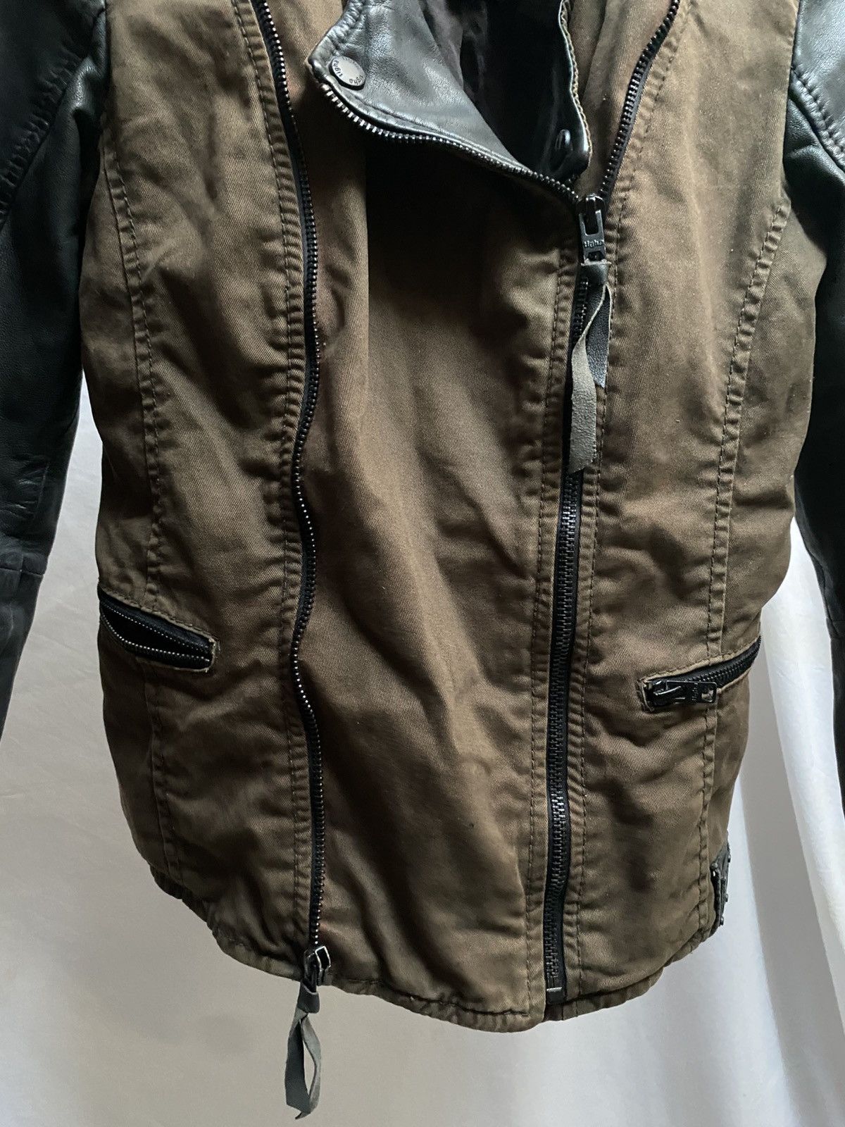 tigha Asymmetrical leather jacket Size M / US 6-8 / IT 42-44 - 3 Thumbnail