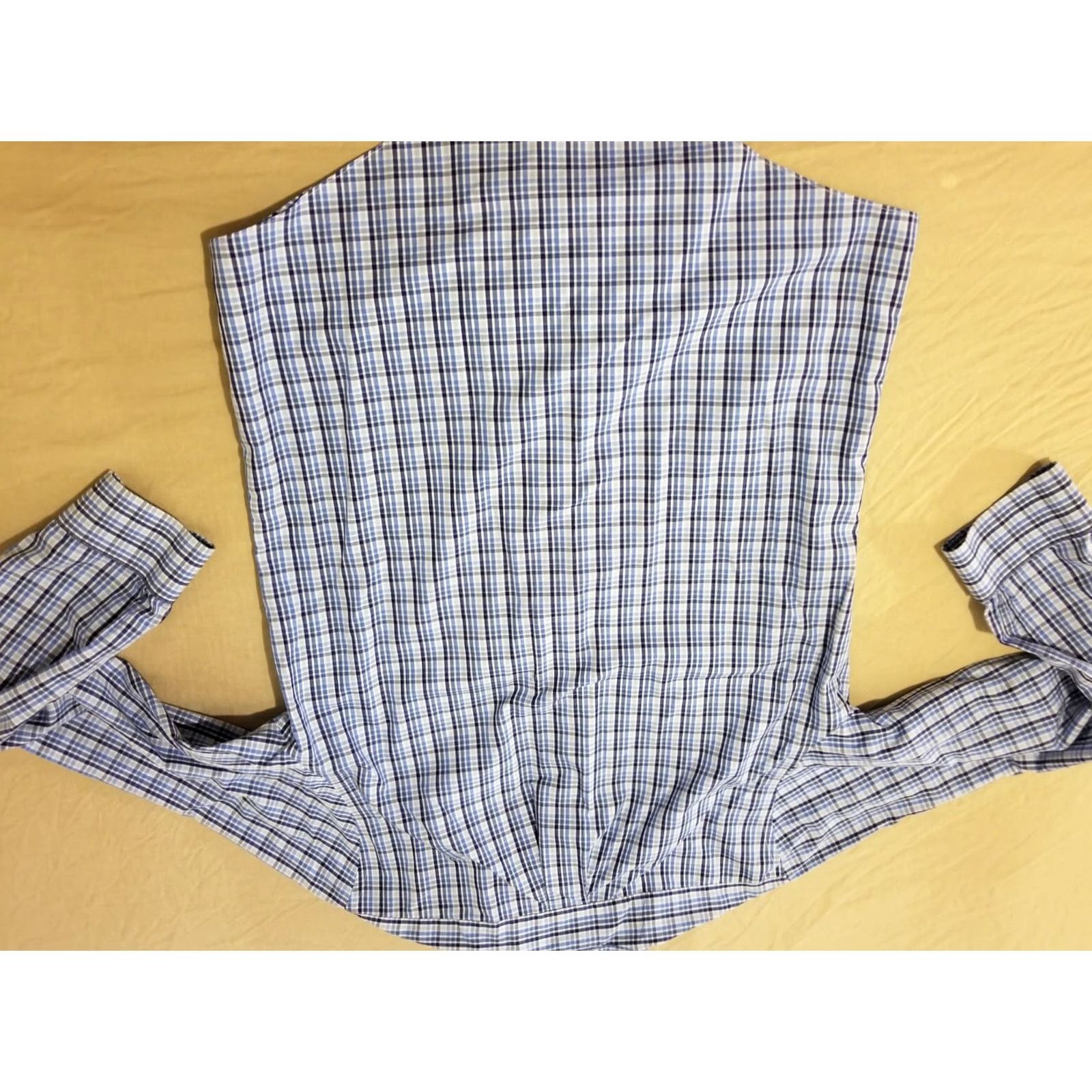 Brooks Brothers Brooks Brothers Dress Shirt M Medium Blue Cotton Mens Shirt Button Size 40R - 5 Thumbnail