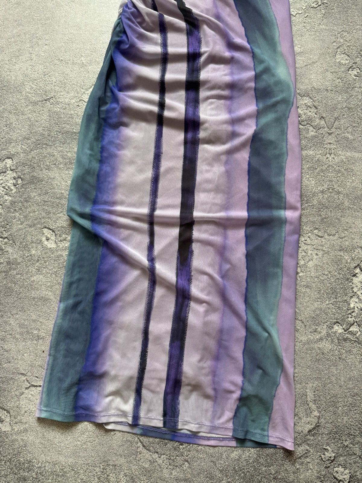 Japanese Brand × Jean Paul Gaultier Mesh dress long sleeveless motive like Jean Paul Gaultier Size S / US 4 / IT 40 - 10 Thumbnail