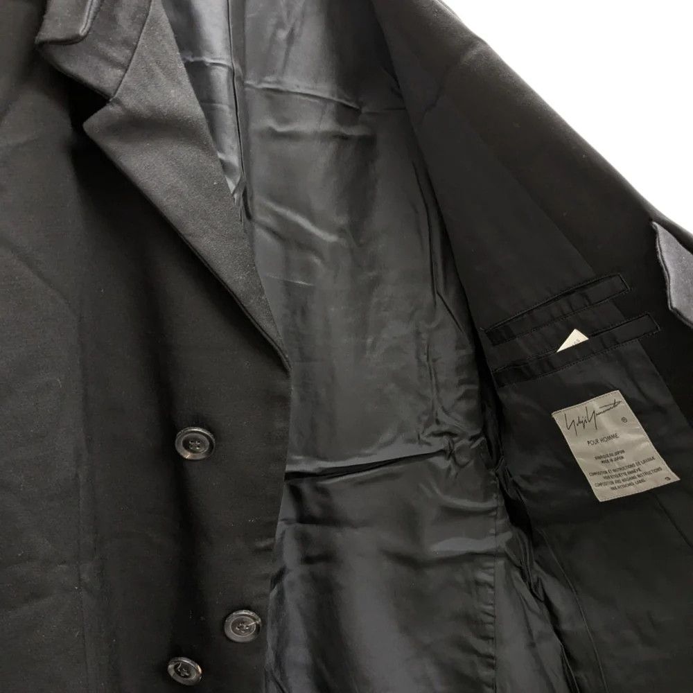 Yohji Yamamoto Yohji Yamamoto pour homme 17AW Leather Collar Design Jacket Size US L / EU 52-54 / 3 - 4 Thumbnail