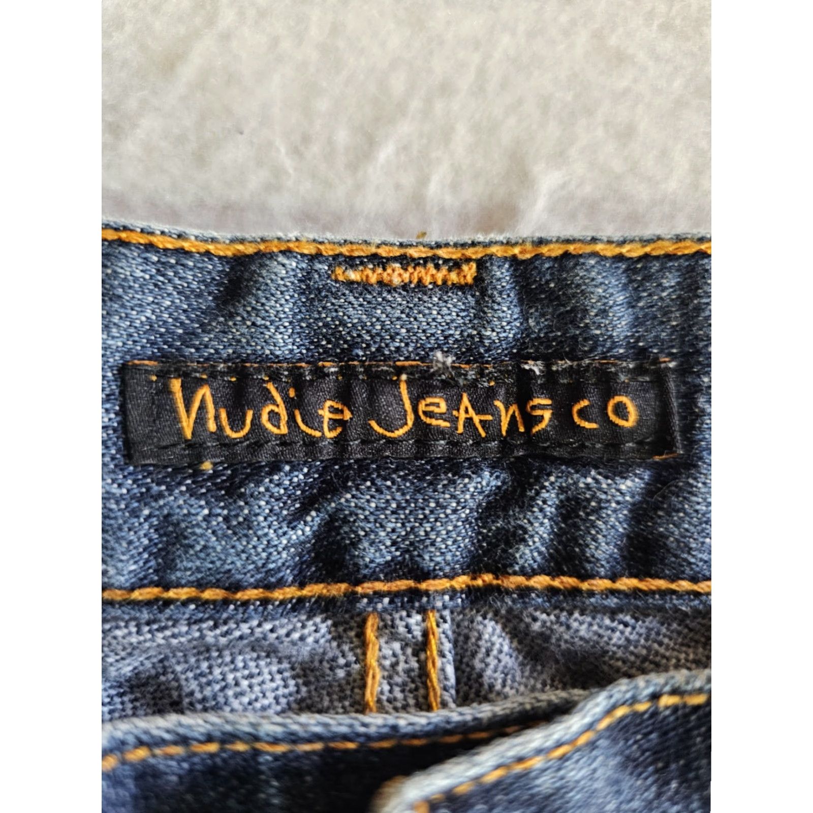 Nudie Jeans Nudie Jeans Slim Jim Straight Jeans Men 34x32 Slimming Raw Denim Blue 90s Mens Size US 32 / EU 48 - 5 Thumbnail