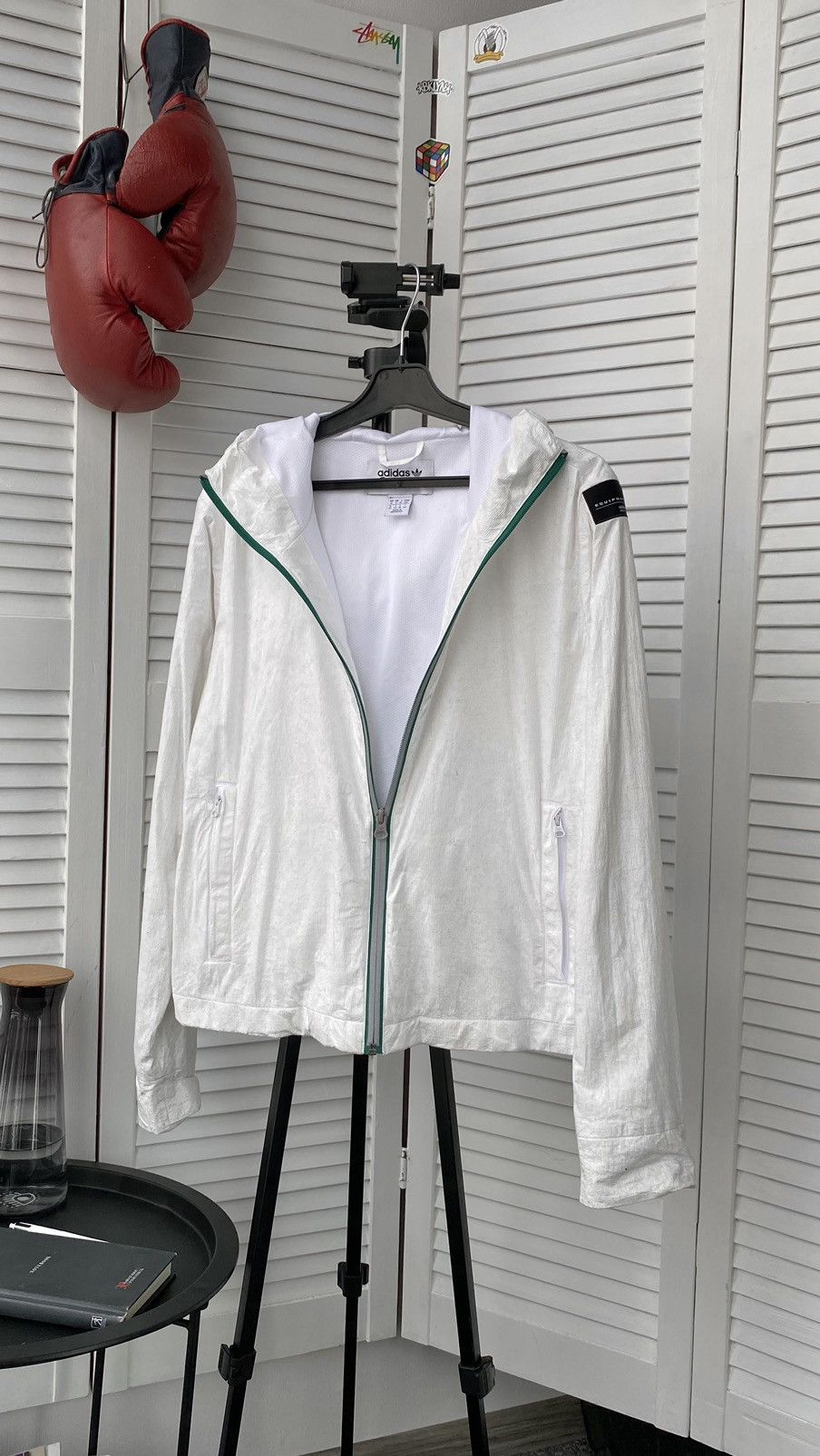 Adidas Adidas Equipment Cropped Track Jacket Size S / US 4 / IT 40 - 2 Thumbnail