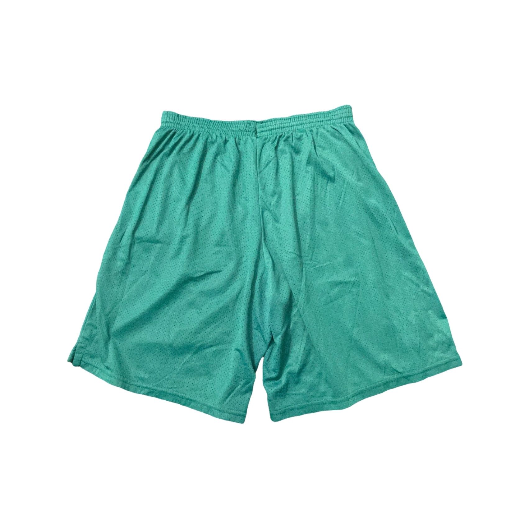 Vintage VINTAGE The Cotton Exchange Basketball Shorts Green L Men Distressed High School Varsity Sports Jersey Nylon Athletic Inseam 8 in 28 in Waist Size US 33 - 3 Thumbnail