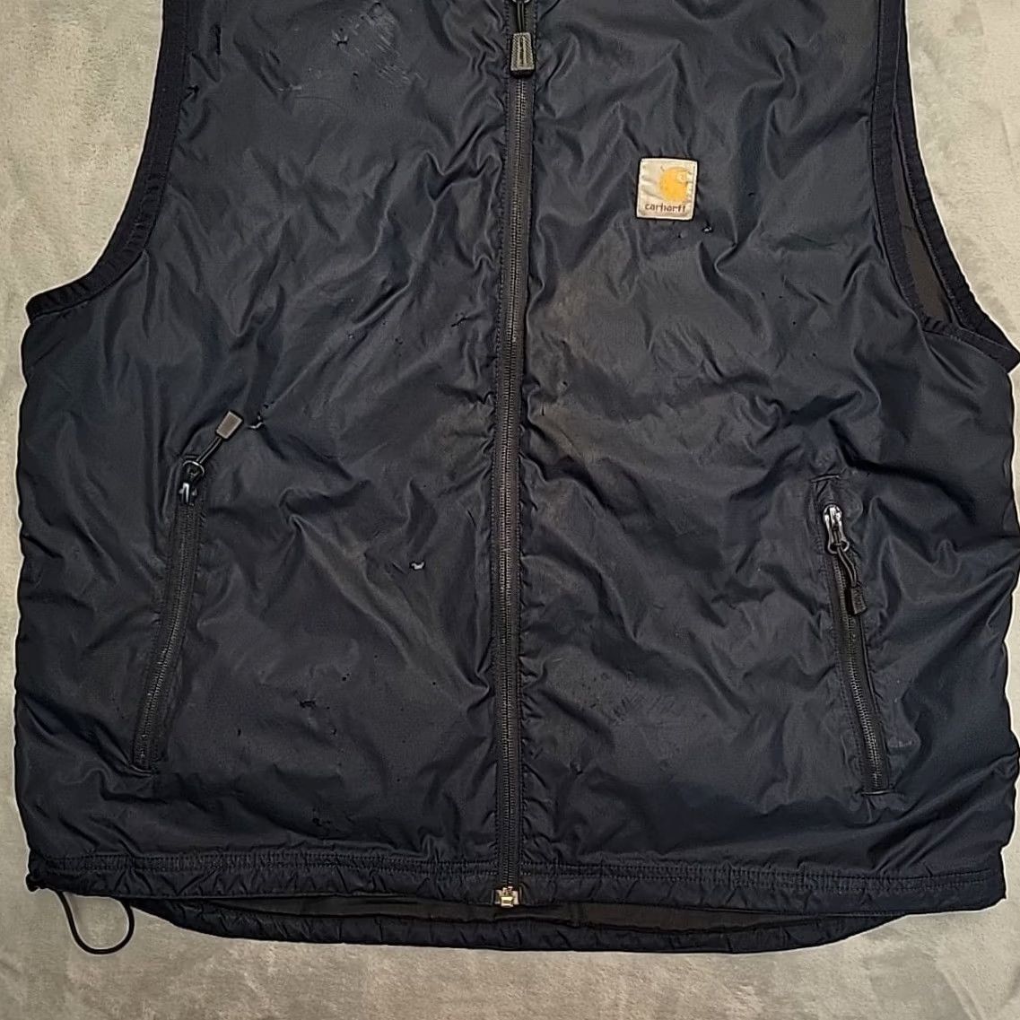 Carhartt Carhartt Vest Mens Large Navy Blue Puffer Insulated Workwear Gilliam Shop 103375 Size US L / EU 52-54 / 3 - 5 Thumbnail