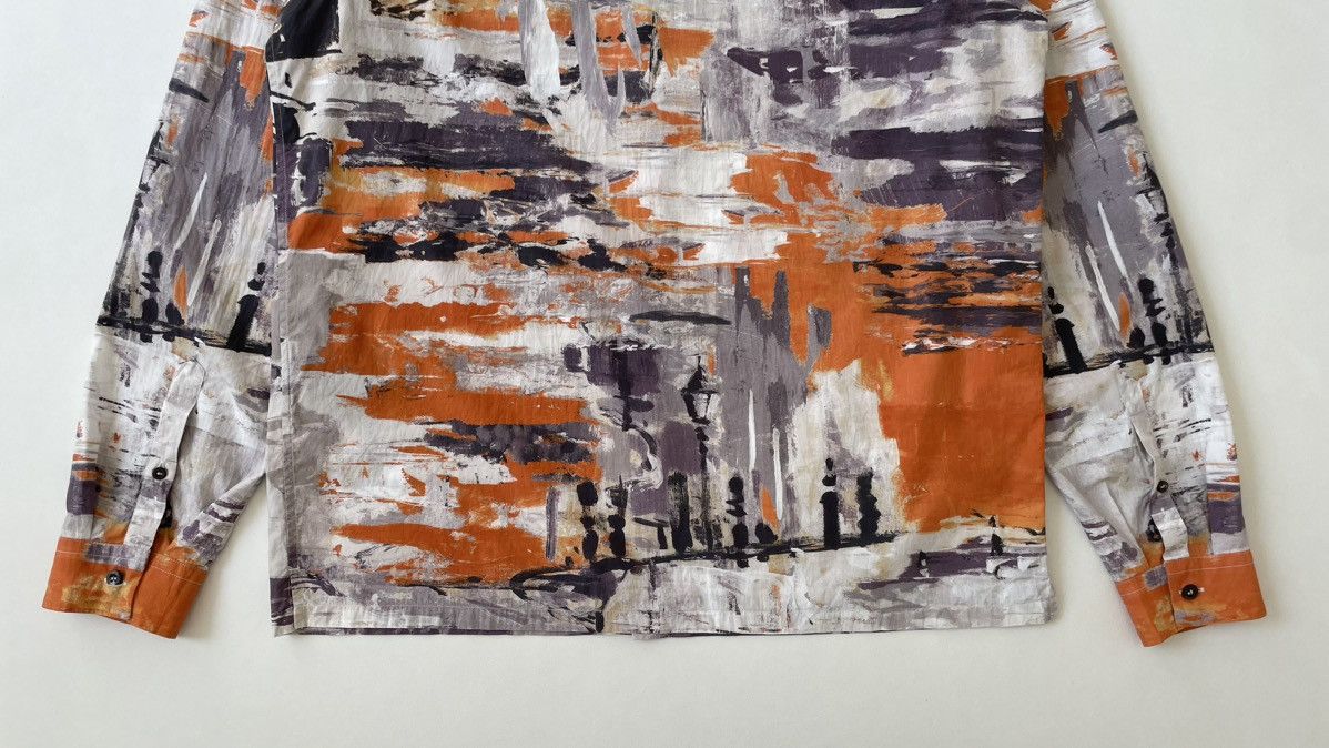 Prada A/W 17 Orange ‘Village’ Print Cotton Shirt Size US M / EU 48-50 / 2 - 17 Thumbnail