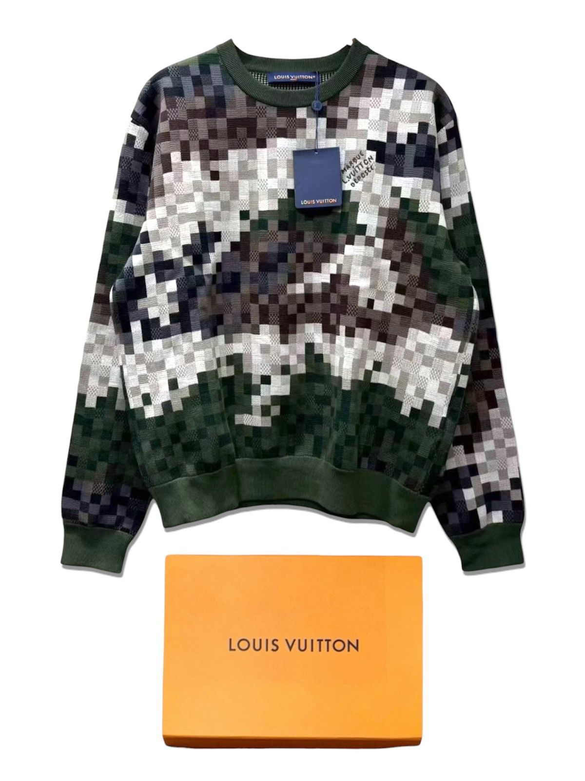 Louis Vuitton Louis Vuitton X Pharrell Williams L Damo Pullover Sweater Size US L / EU 52-54 / 3 - 1 Thumbnail