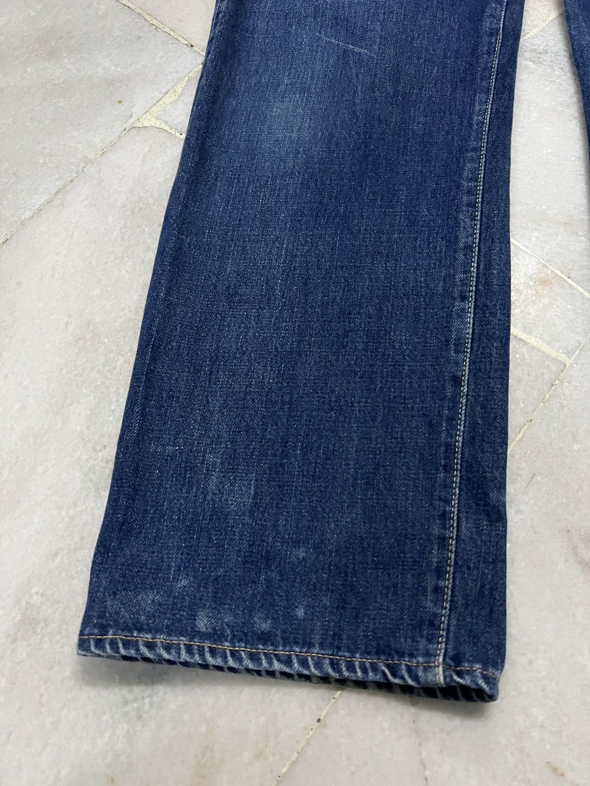 Japanese Brand 80’s H.R Market Blue Blue Japan Selvedge Jean Size US 31 - 3 Thumbnail