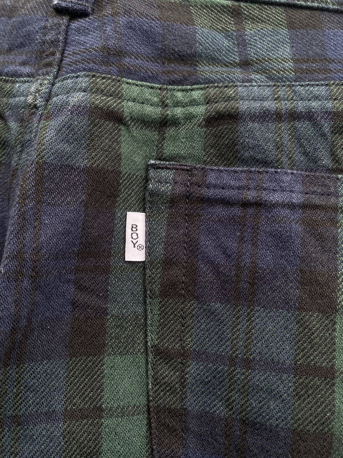 Beams Plus × Hysteric Glamour × Tornado Mart Vintage Beams Boy Japan Tartan Plaid Jeans p177 Size US 31 - 12 Thumbnail