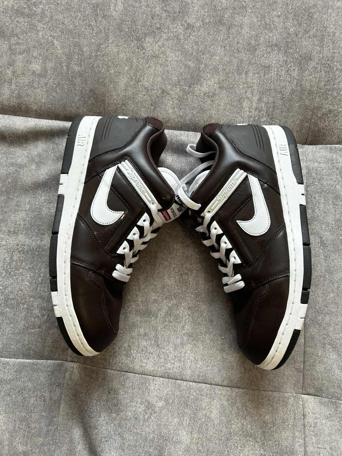 Nike × Supreme 🔥 Nike x Supreme Air Force 2 Brown 🔥 Size US 11 / EU 44 - 5 Thumbnail