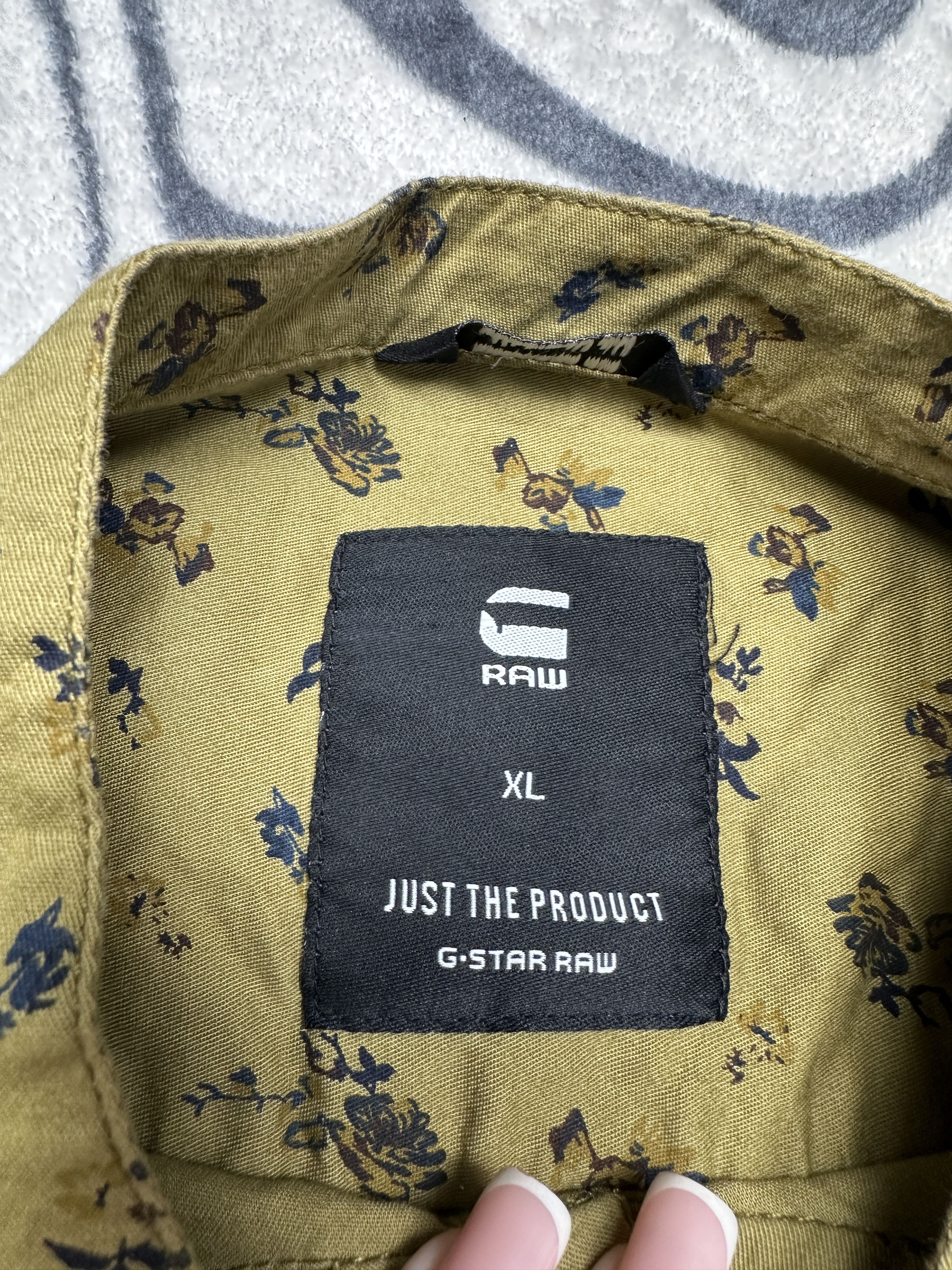 G-Star G Star Raw Floral Print Mens Collarless Shirt Size US XL / EU 56 / 4 - 4 Thumbnail