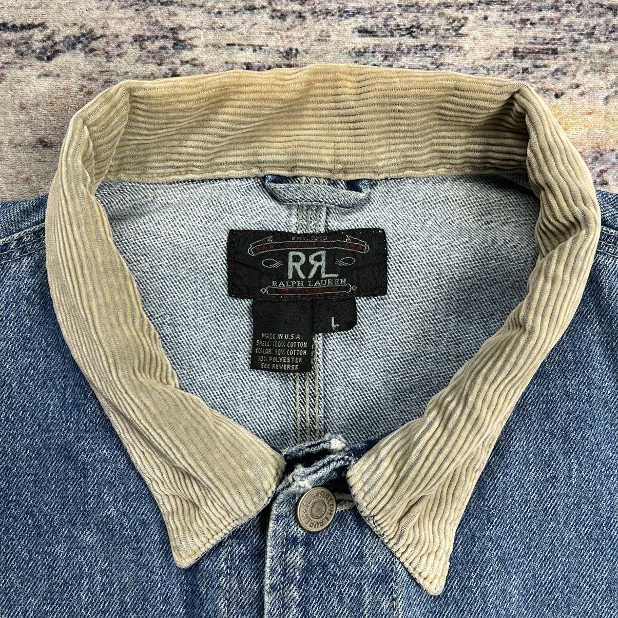 RRL Ralph Lauren Vintage 90s Rrl Ralph Lauren denim jacket Size US L / EU 52-54 / 3 - 4 Thumbnail