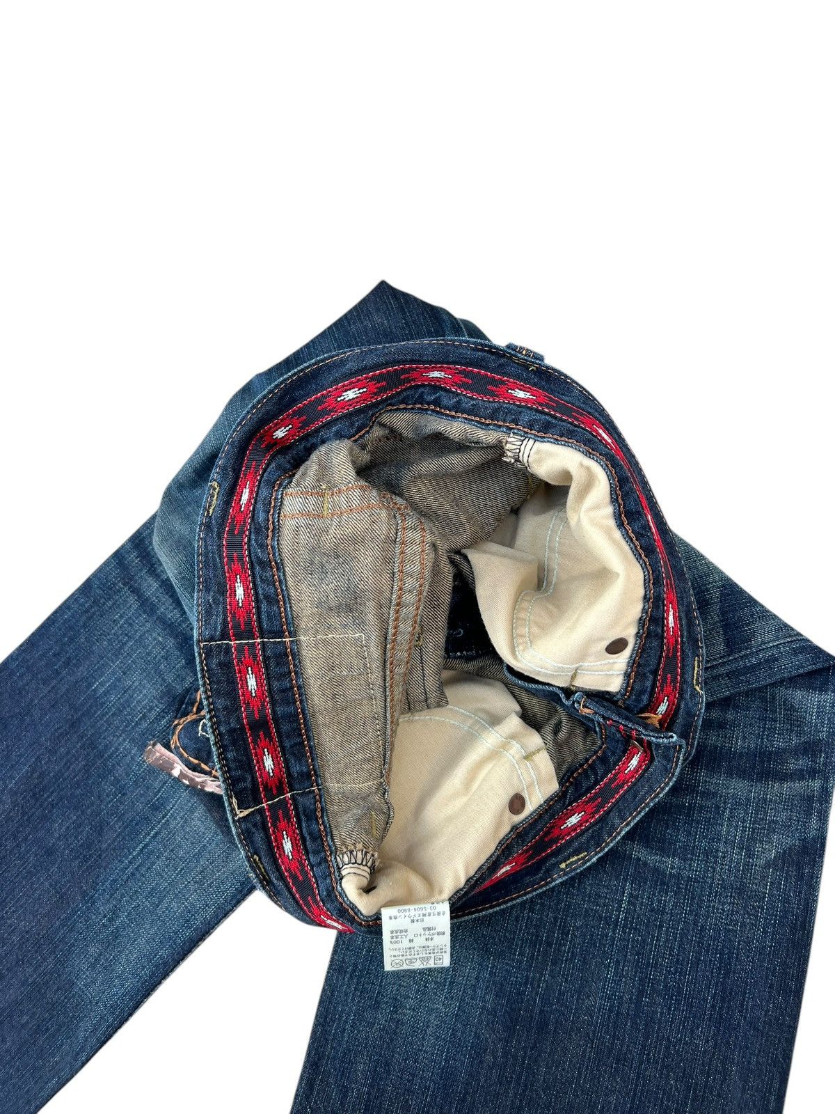 Edwin Y2K Edwin 434XVS Exclusive Vintage Claw Mark Denim Jeans Size US 29 - 19 Thumbnail