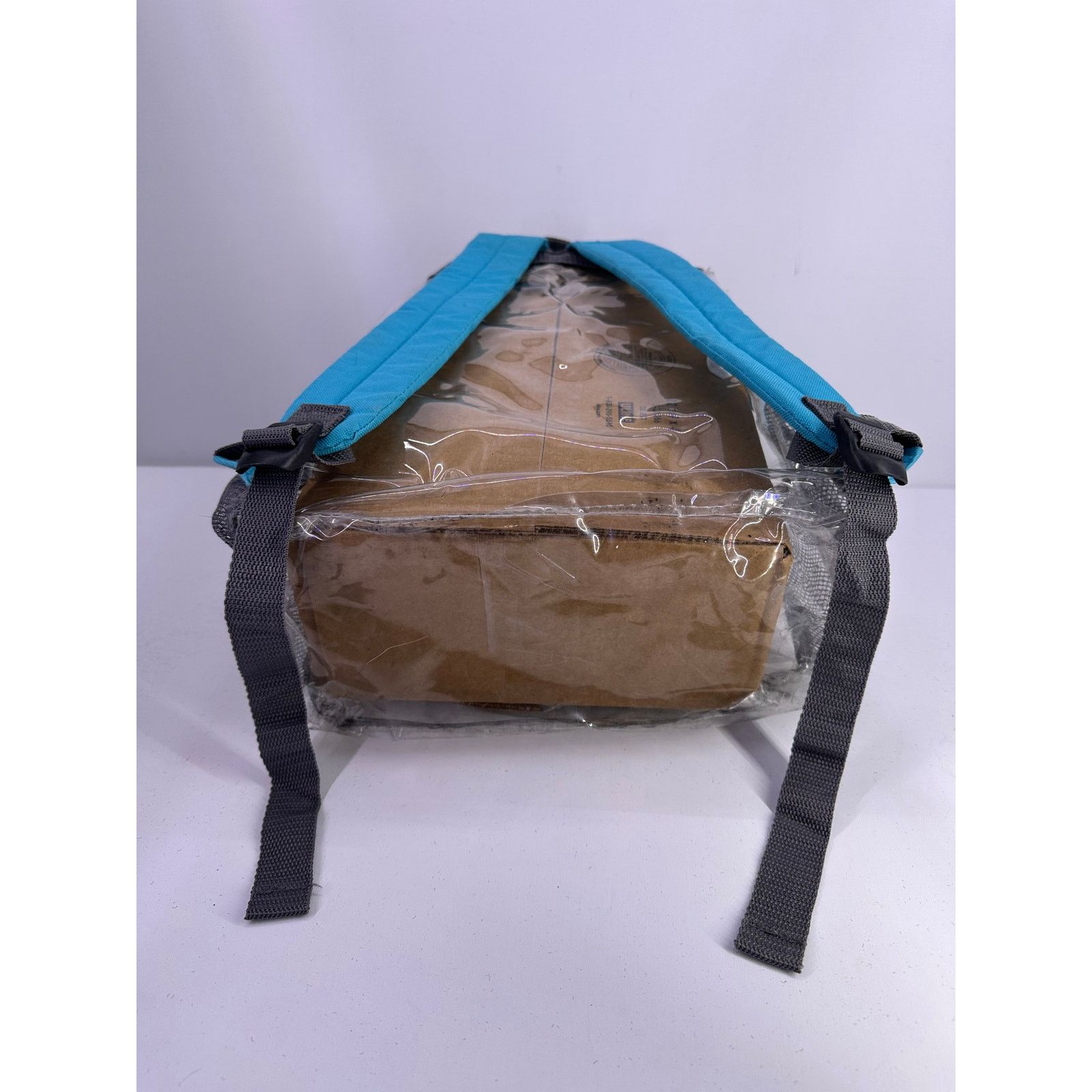 Other Adult Teenager Clear Backpack With Blue Straps 17” Tall Size ONE SIZE - 10 Thumbnail