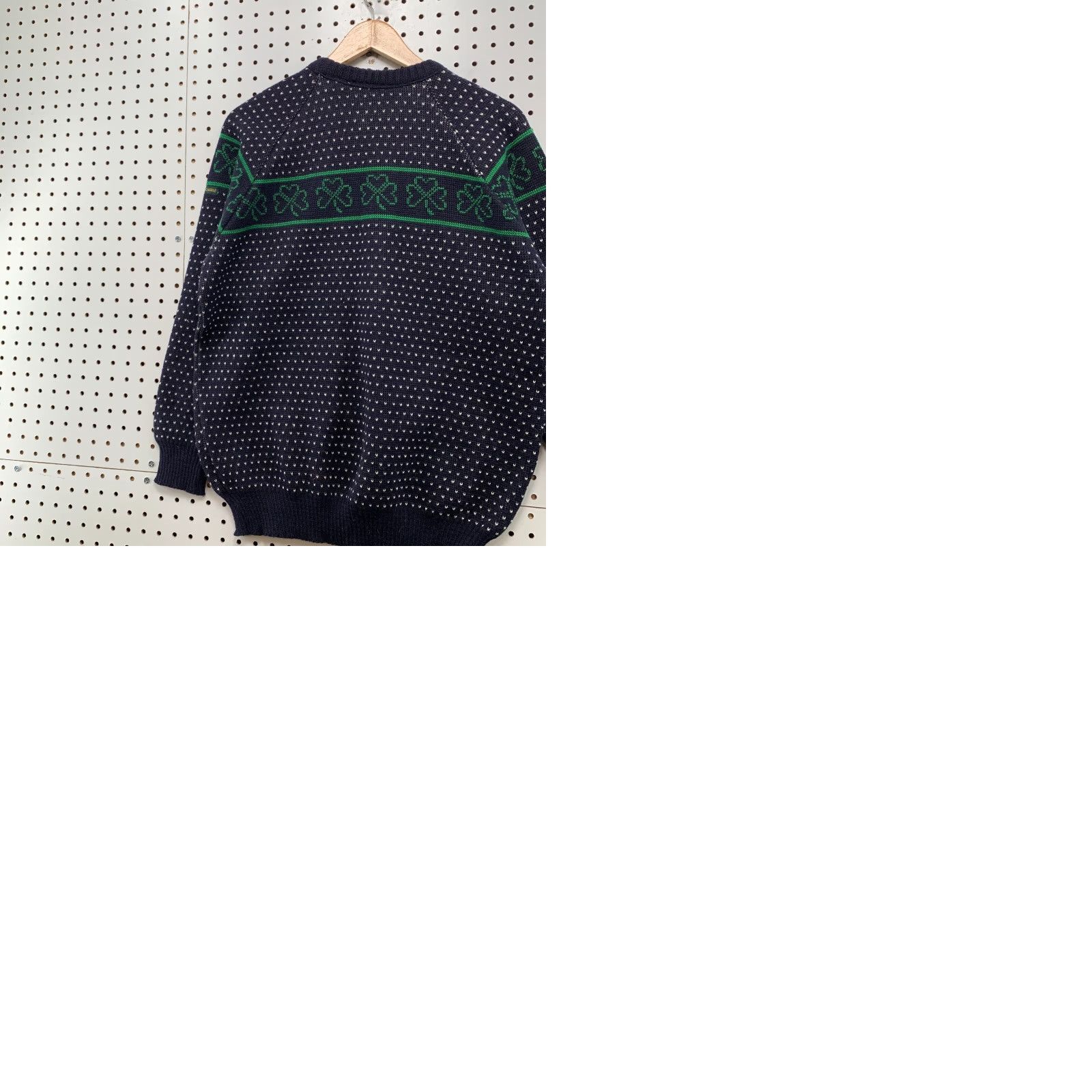 Vintage VINTAGE Blarney Sweater Shirt Mens Large Blue Ireland 22x27 Wool Pullover Crew Neck Knitted Knit Casual 20th Century Size US L / EU 52-54 / 3 - 10 Thumbnail