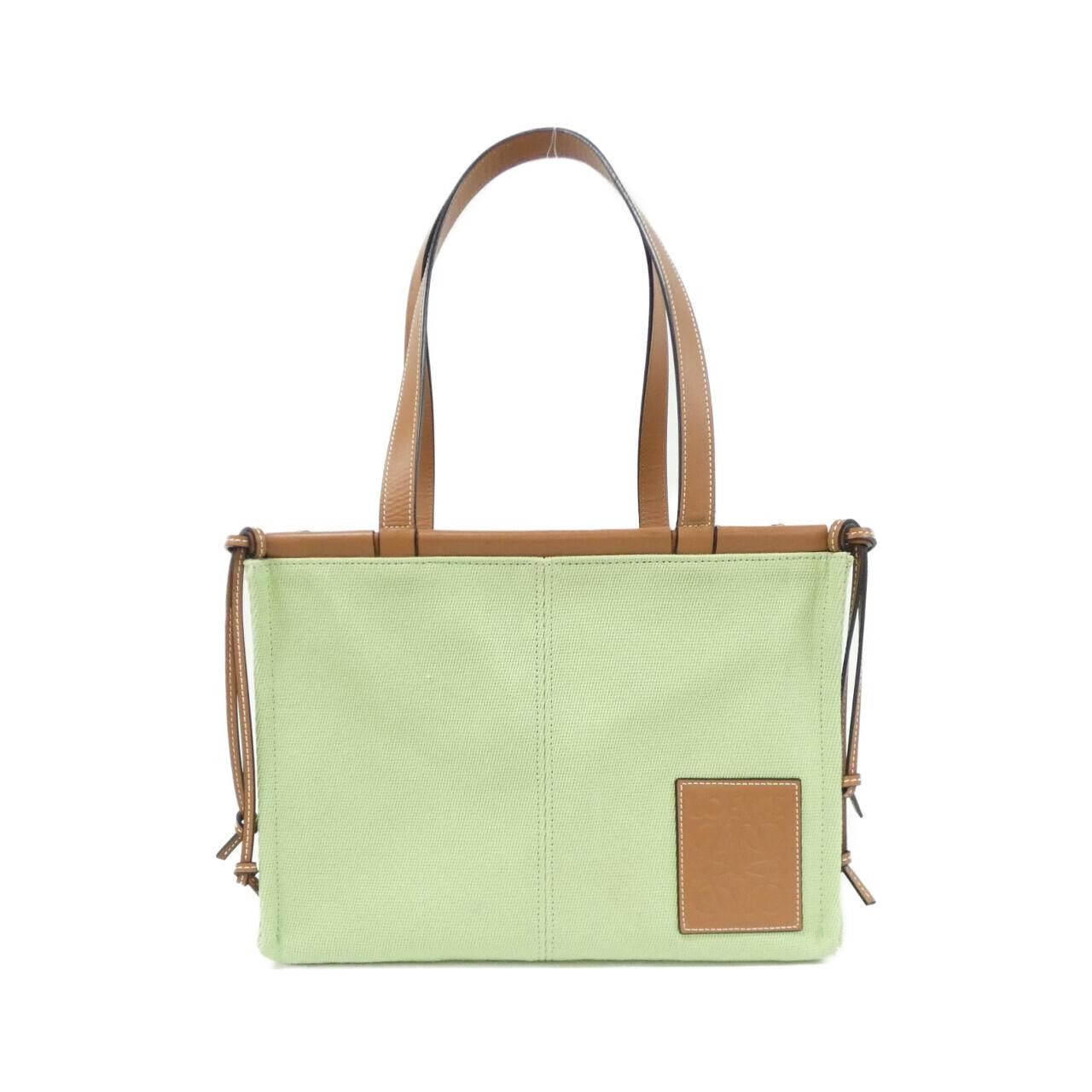 Loewe Loewe Loewe Cushion Tote Small Canvas Calfskin Tote Bag Leather Tote Bag 33002AA93 DUTY FREE for USA Size ONE SIZE - 1 Thumbnail