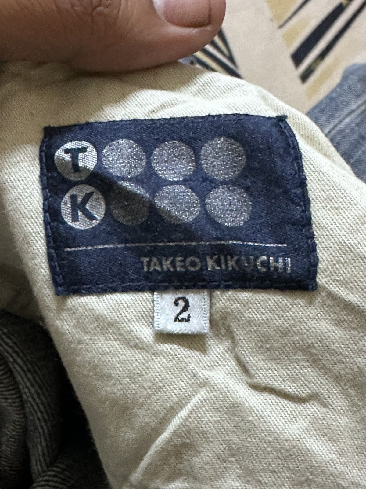 Takeo Kikuchi Vintage Takeo Kikuchi Ripped Grunge Dot Denim Size US 30 / EU 46 - 11 Thumbnail