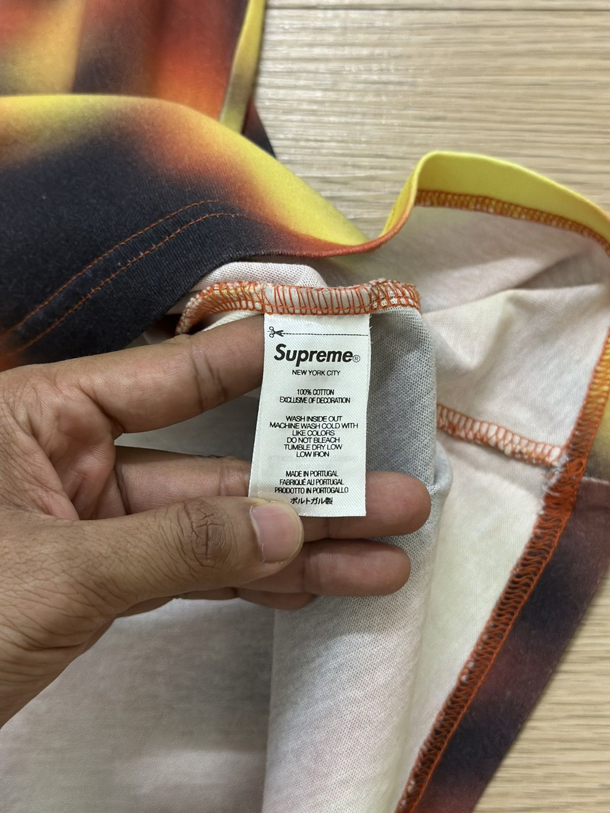 Supreme Rare And Beautiful Supreme SS23 Small Box Logo Flame Tee Size US L / EU 52-54 / 3 - 8 Thumbnail