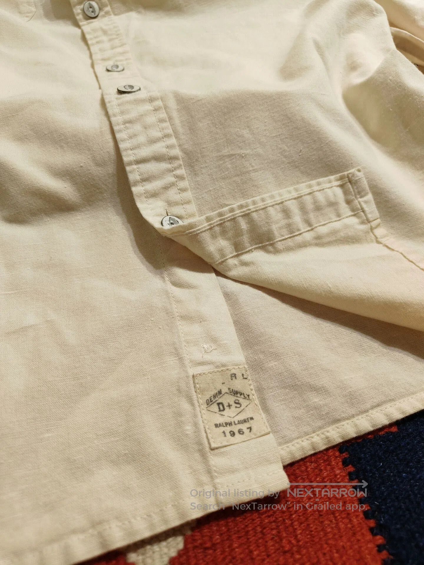RRL Ralph Lauren Vintage RRL Tribal Patterned Shirt. Size US L / EU 52-54 / 3 - 7 Thumbnail