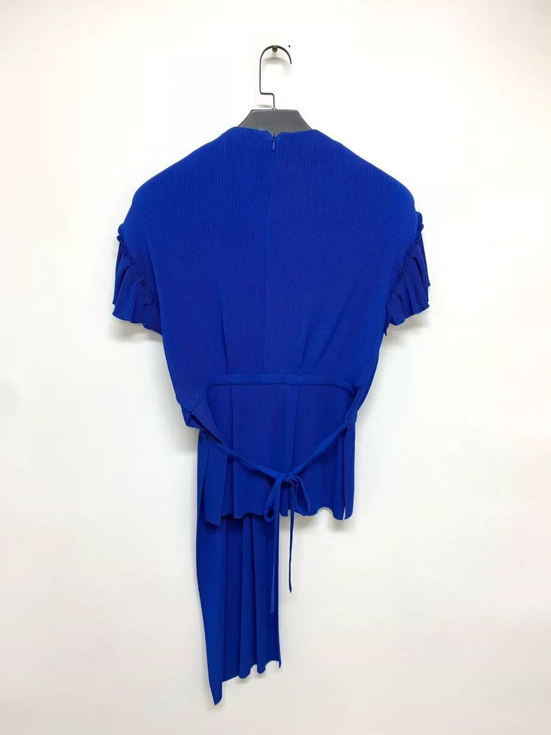 Balenciaga Balenciaga size 36 Blue Pleated Top/Size 36 Size XS / US 0-2 / IT 36-38 - 2 Thumbnail