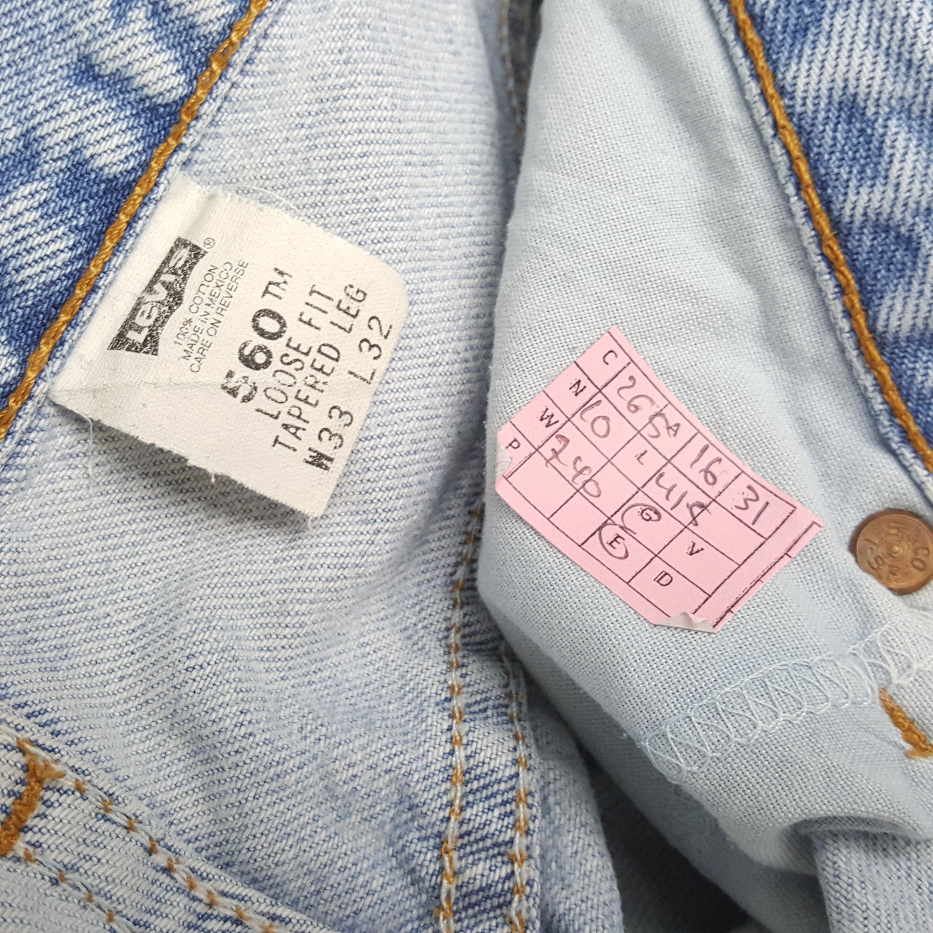 Levi's × Vintage LEVI'S American Brand Streetwear Distressed Jeans Size US 32 / EU 48 - 13 Thumbnail