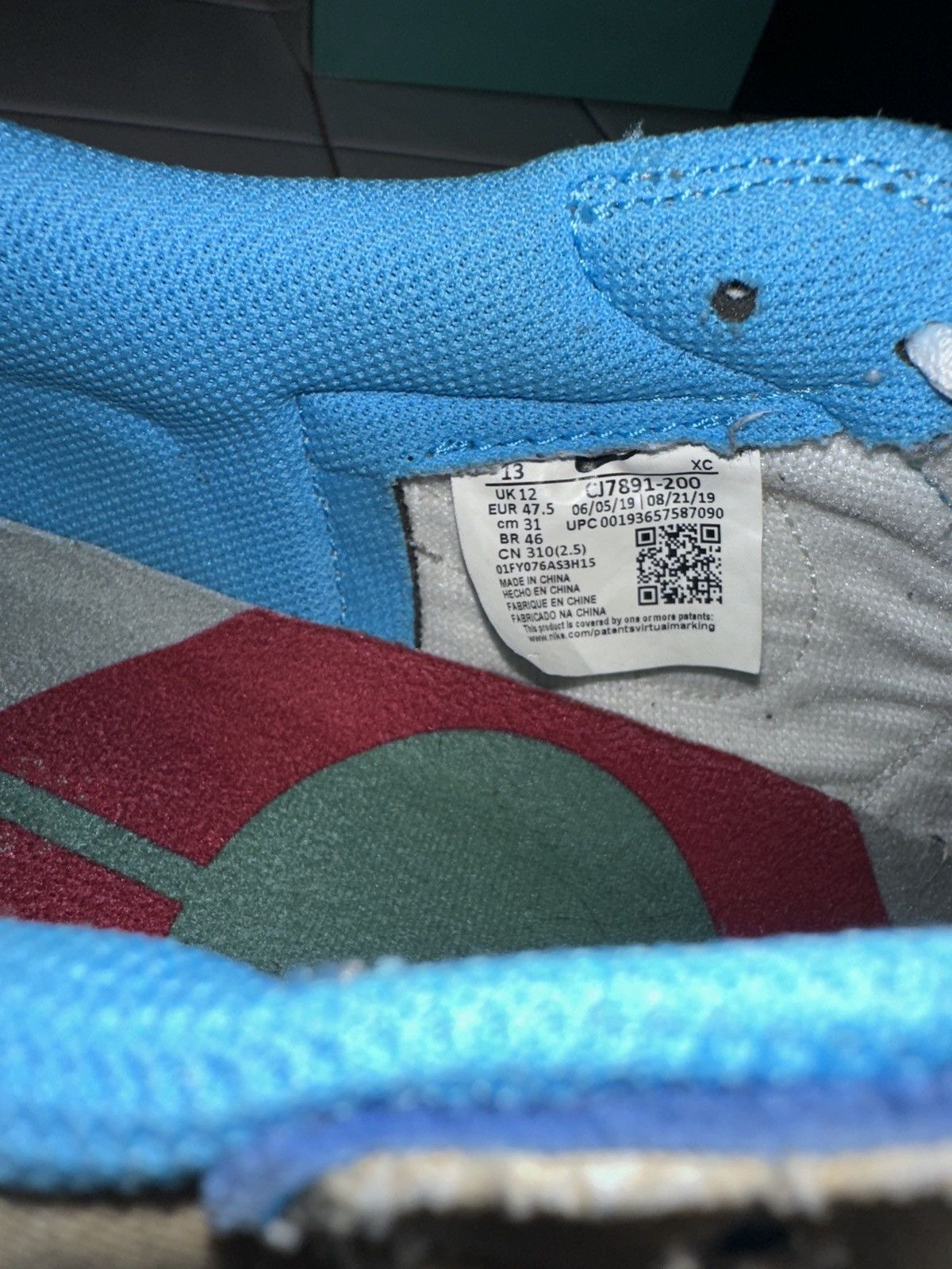 Nike Nike SB Air Jordan 1 Low QS Size US 13 / EU 46 - 2 Thumbnail