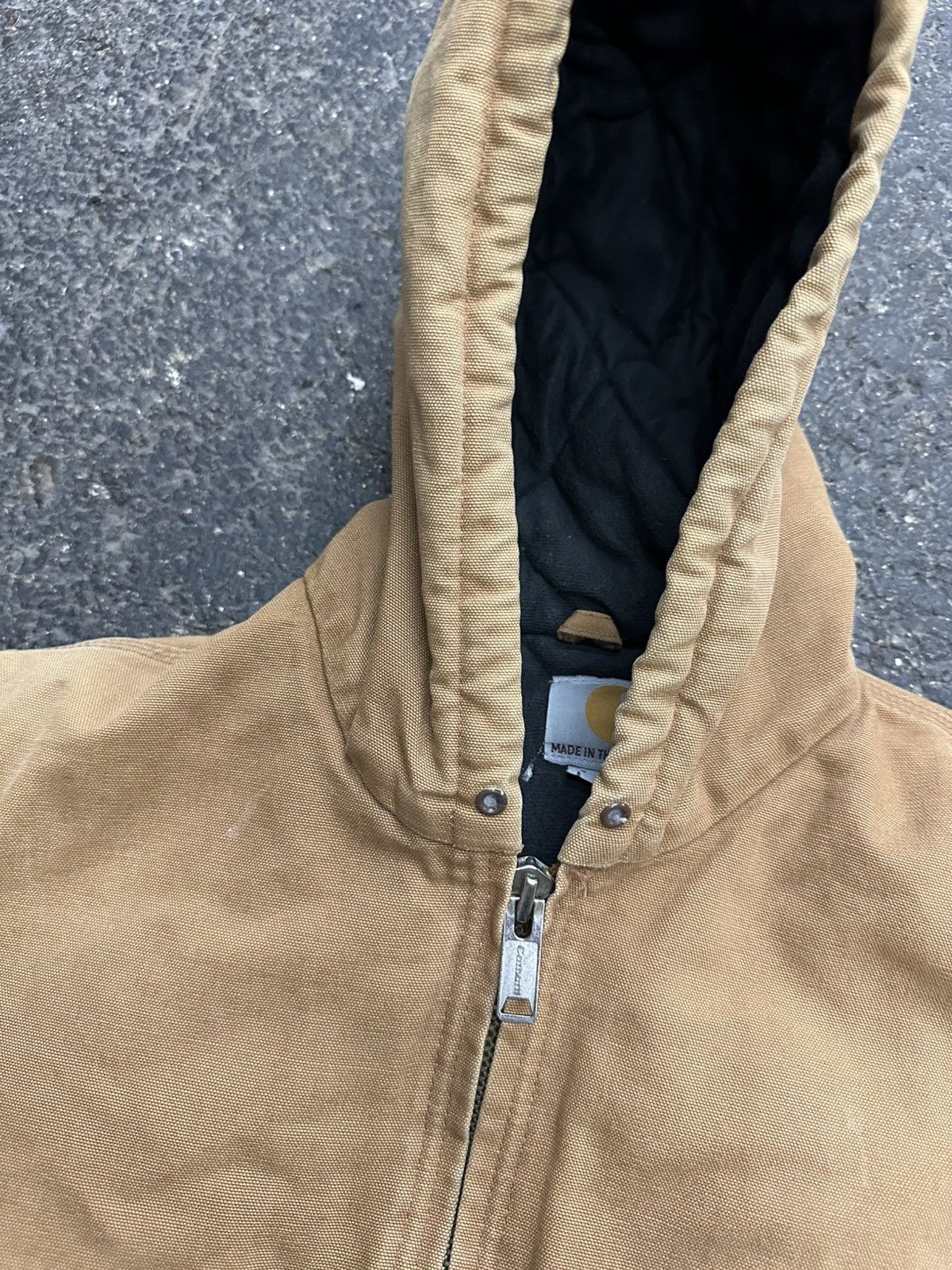Carhartt Y2K carhartt canvas hooded jacket Size US S / EU 44-46 / 1 - 6 Thumbnail