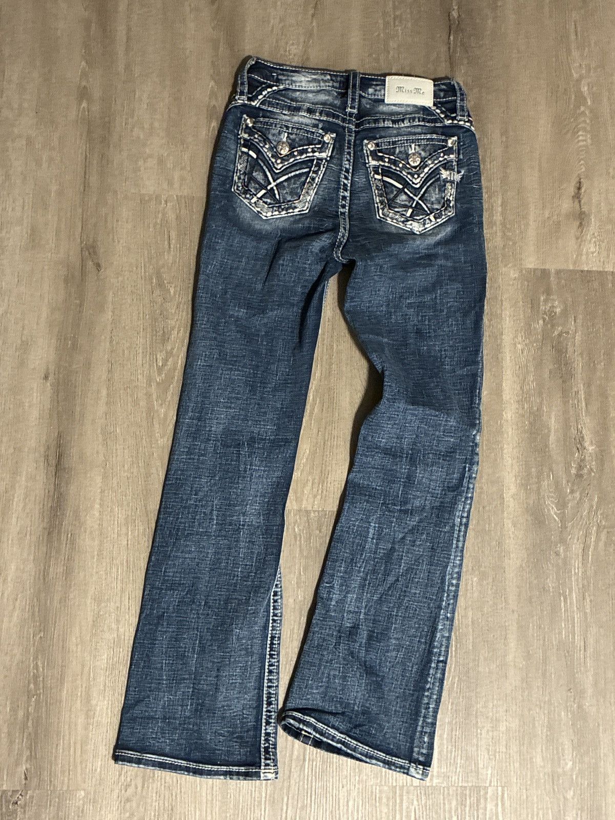 Miss Me Miss Me Highrise Boot Denim Size 23" - 2 Thumbnail