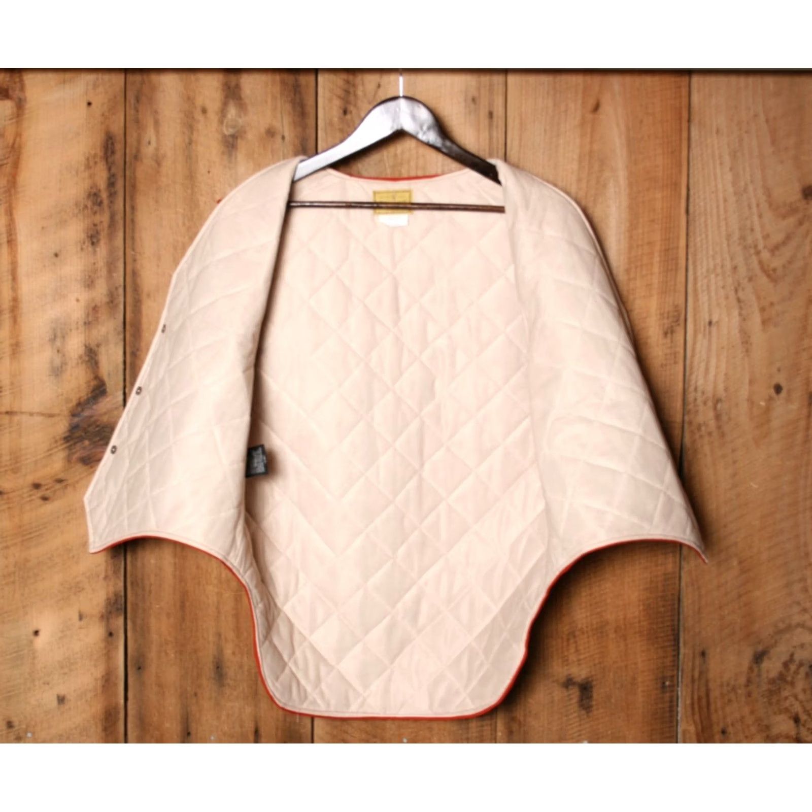 CLOT VINTAGE Melton DEERSKIN Orange Chamois Cloth Quilt Lined Hunting Vest XL Mens Jacket Vest Size US XL / EU 56 / 4 - 6 Thumbnail