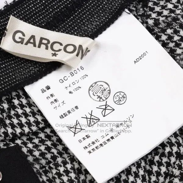 Comme des Garcons Comme Des Garcons Black and white vintage houndstooth flor Size ONE SIZE - 6 Thumbnail