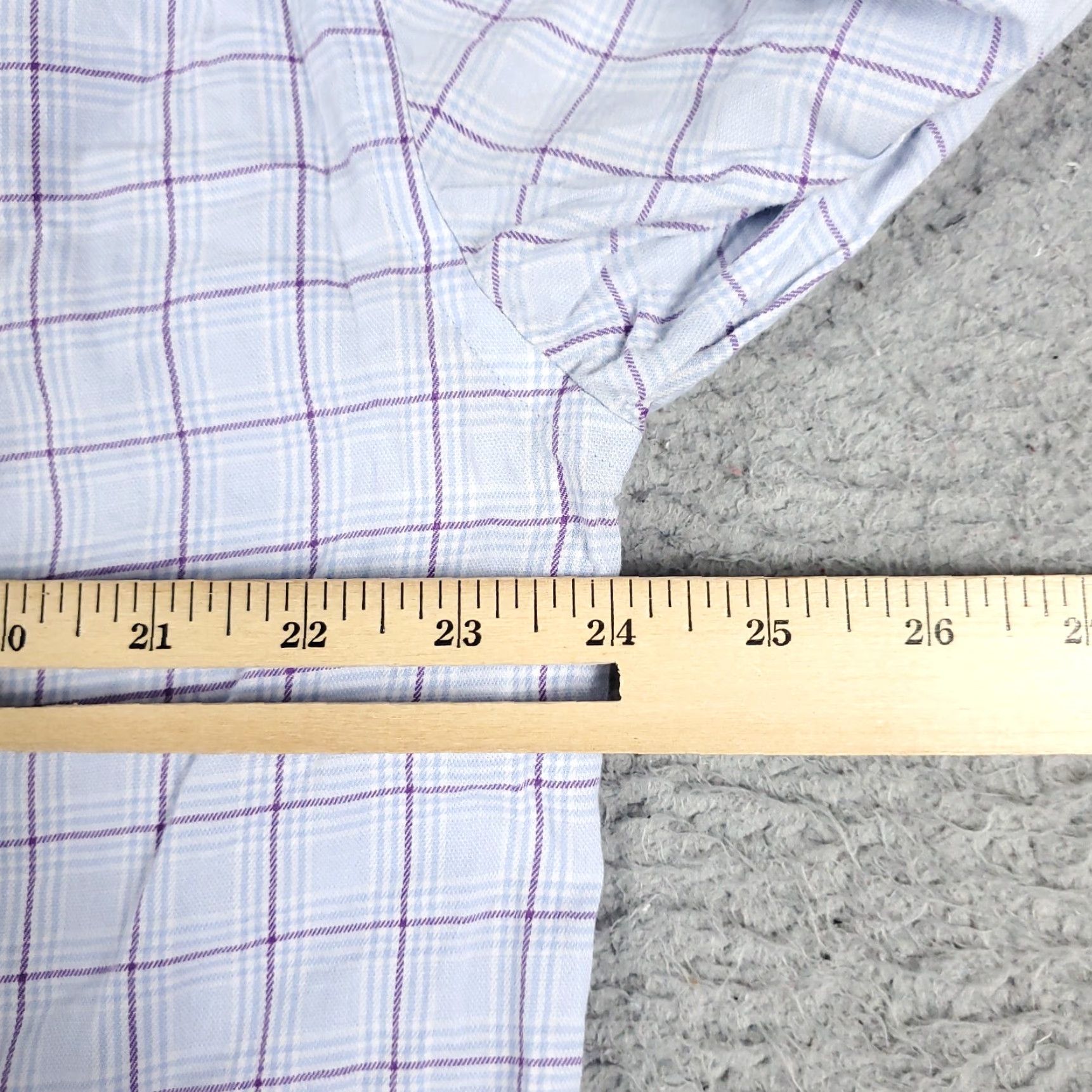 Tommy Hilfiger Tommy Hilfiger Blue Check Casual Button-Up Shirt Mens Large Long Sleeve Regular Fit Size US L / EU 52-54 / 3 - 7 Thumbnail