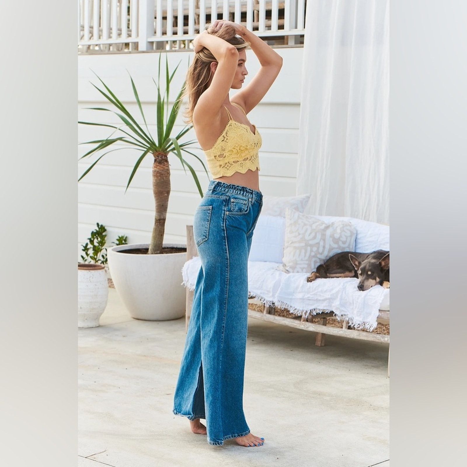 Free People 🎉LAST PIECE🎉FREE PEOPLE Lovefool Low Rise Jeans‎ Size 31" - 15 Thumbnail