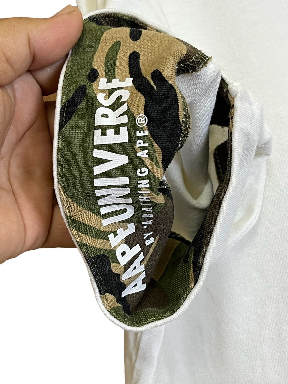 Bape AAPE UNIVERSE CAMO by A BATHING APE TEE SHIRT Size US M / EU 48-50 / 2 - 8 Thumbnail