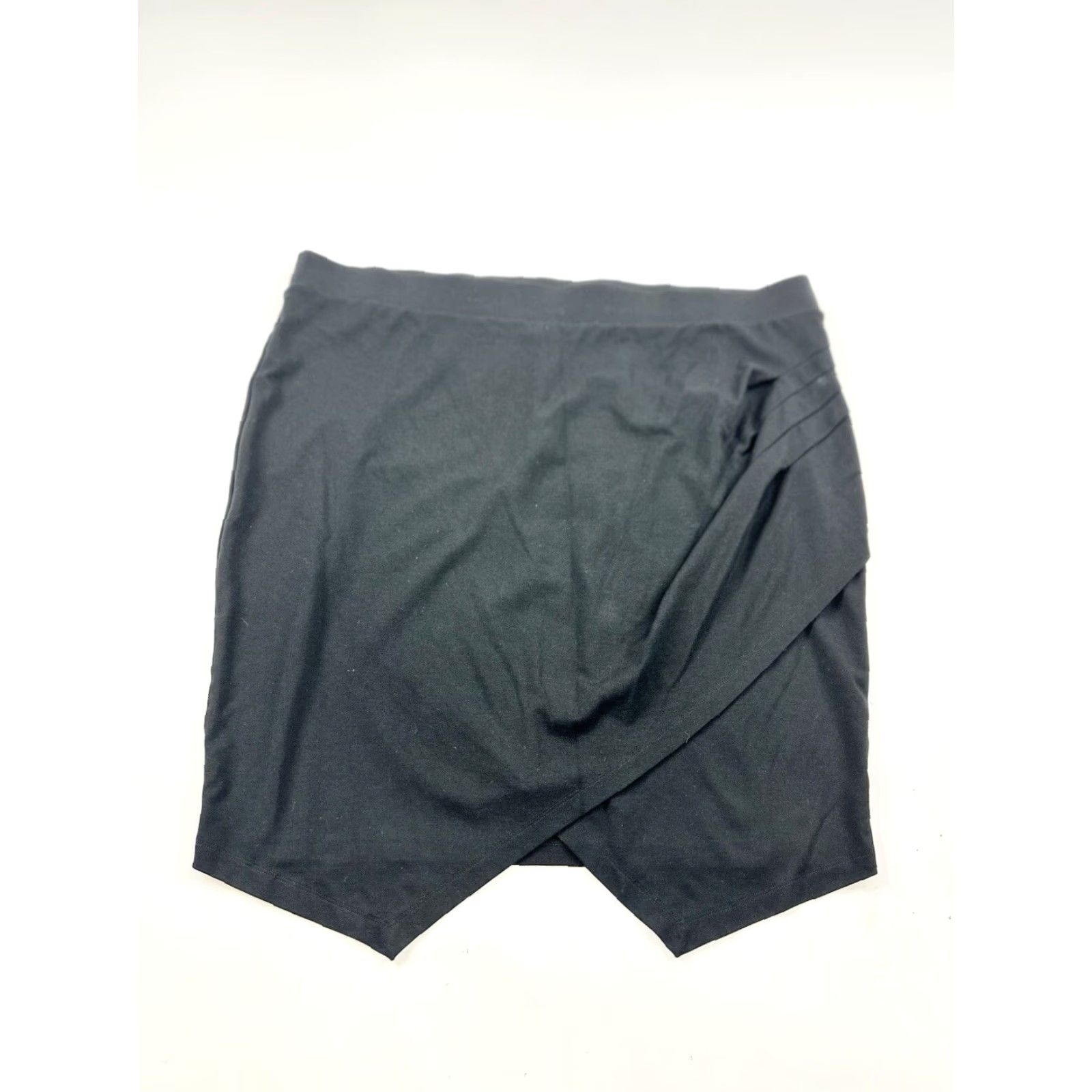 Torrid Torrid Skirt Women’s 4 Black Pencil Stretch Asymmetrical Mini Size 40" / US 18 - 2 Thumbnail
