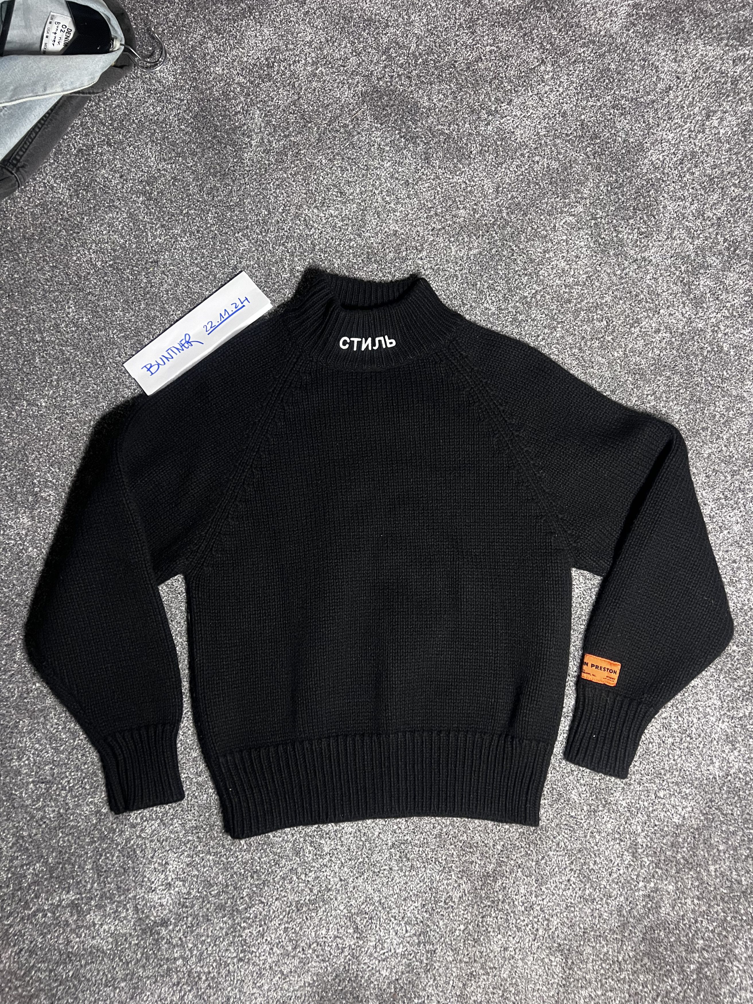 Heron Preston Heron Preston heavy knit turtl Size US S / EU 44-46 / 1 - 1 Thumbnail